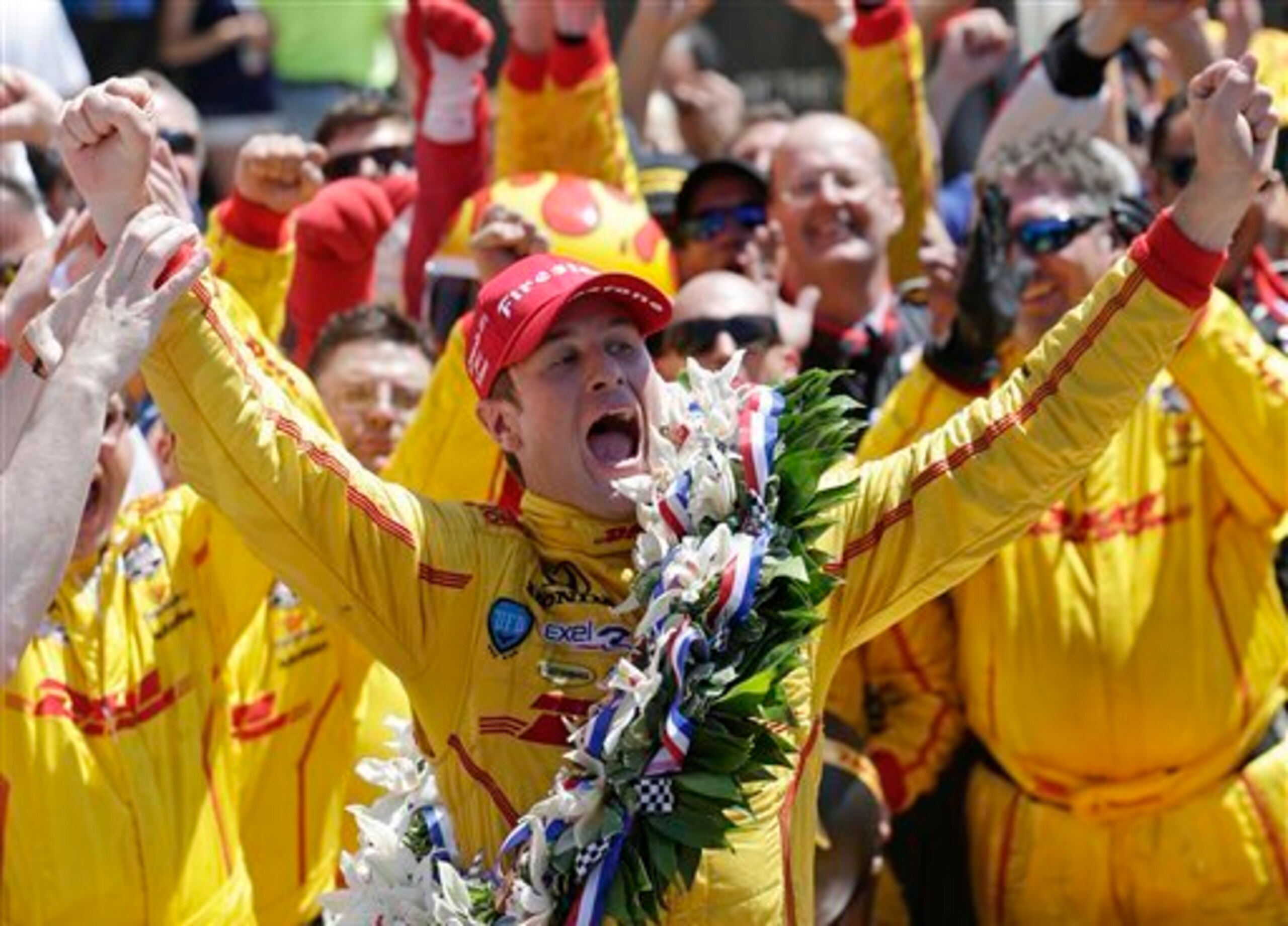 Last year's Indy 500 winner, Ryan Hunter-Reay