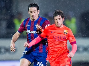 Sergi Roberto's development isn't going well.