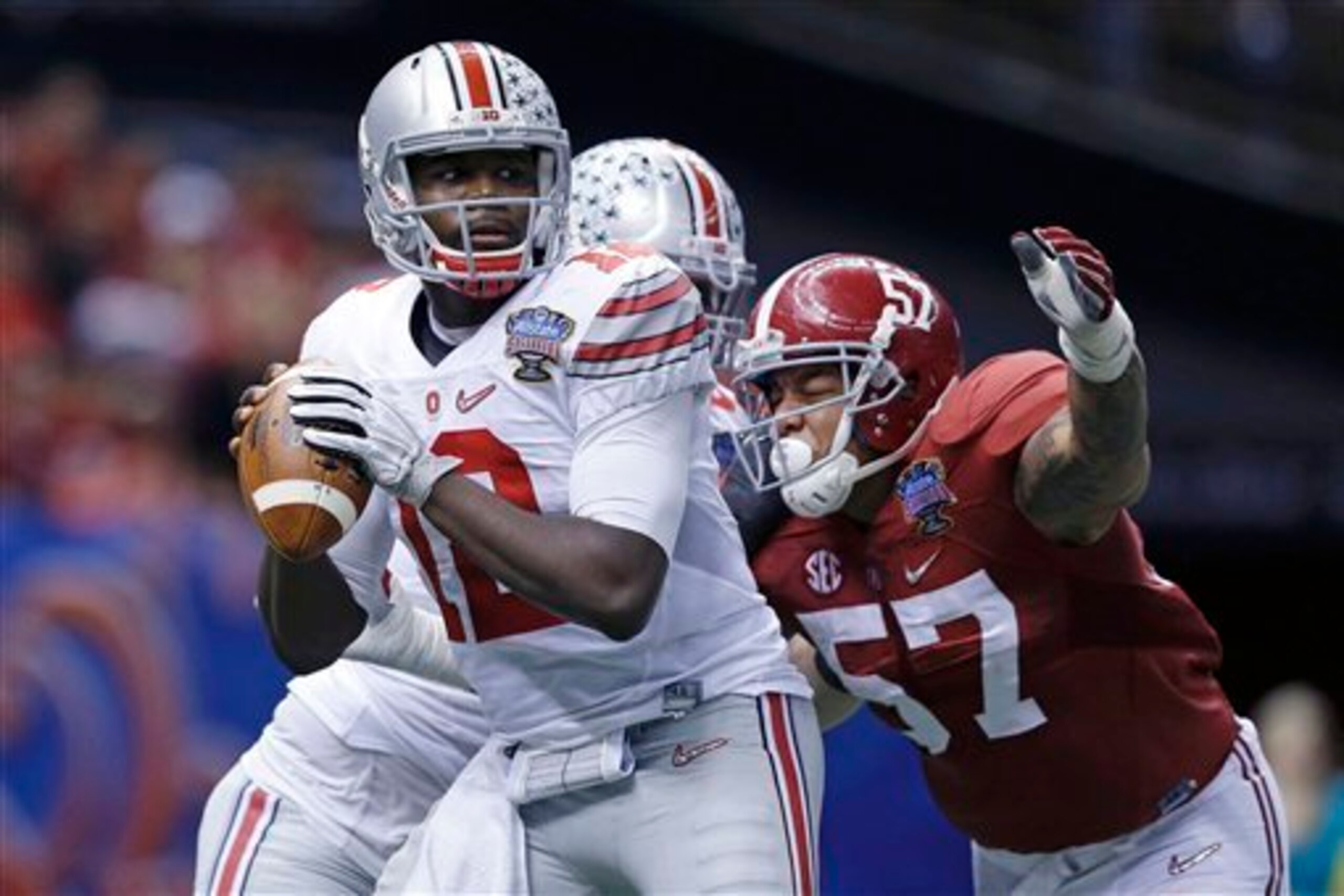 Ohio State QB Cardale Jones and Alabama DL D.J. Pettway