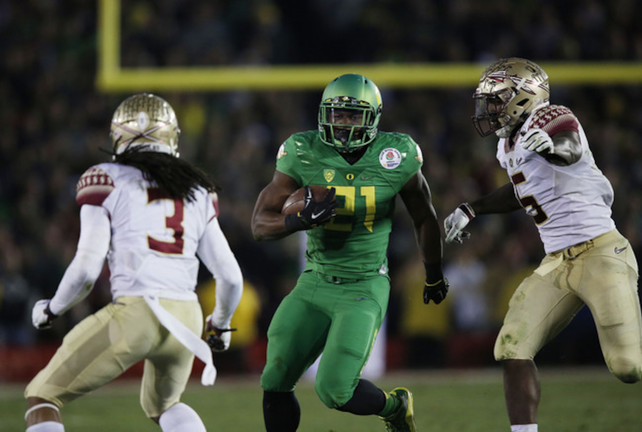 Royce Freeman was a workhorse for Oregon's offense last fall.