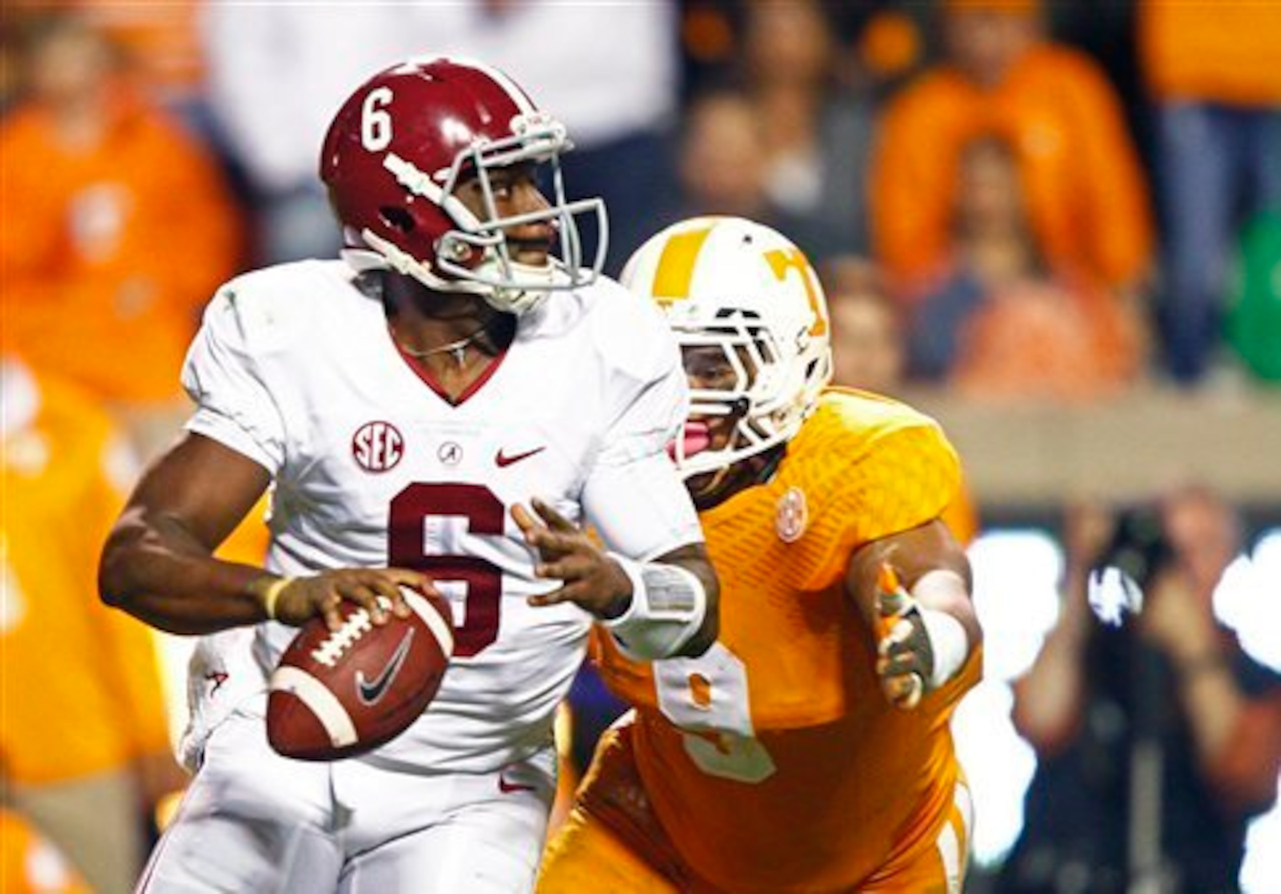 Derek Barnett got consistent pressure on SEC quarterbacks in 2014.
