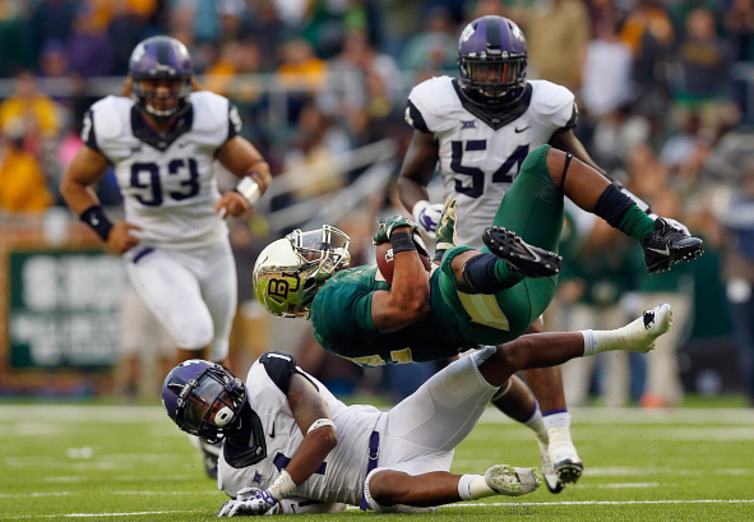 Baylor and TCU engaged in a no-holds-barred shootout in one of 2014's wildest games last fall.