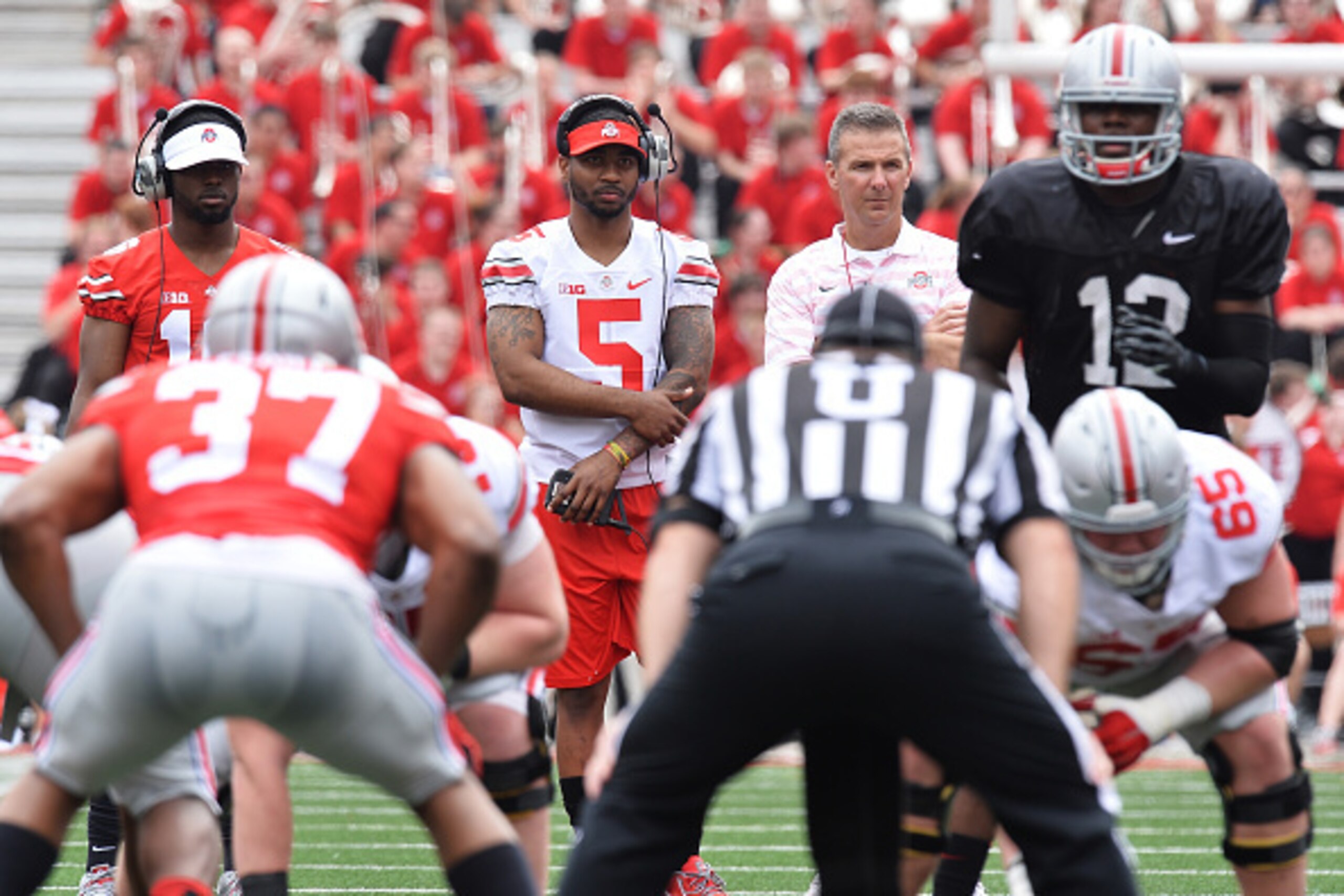 Ohio State QBs J.T. Barrett, Braxton Miller and Cardale Jones