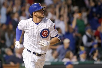 Kris Bryant's bat is smoldering, but is he the front-runner for the National League Rookie of the Year?