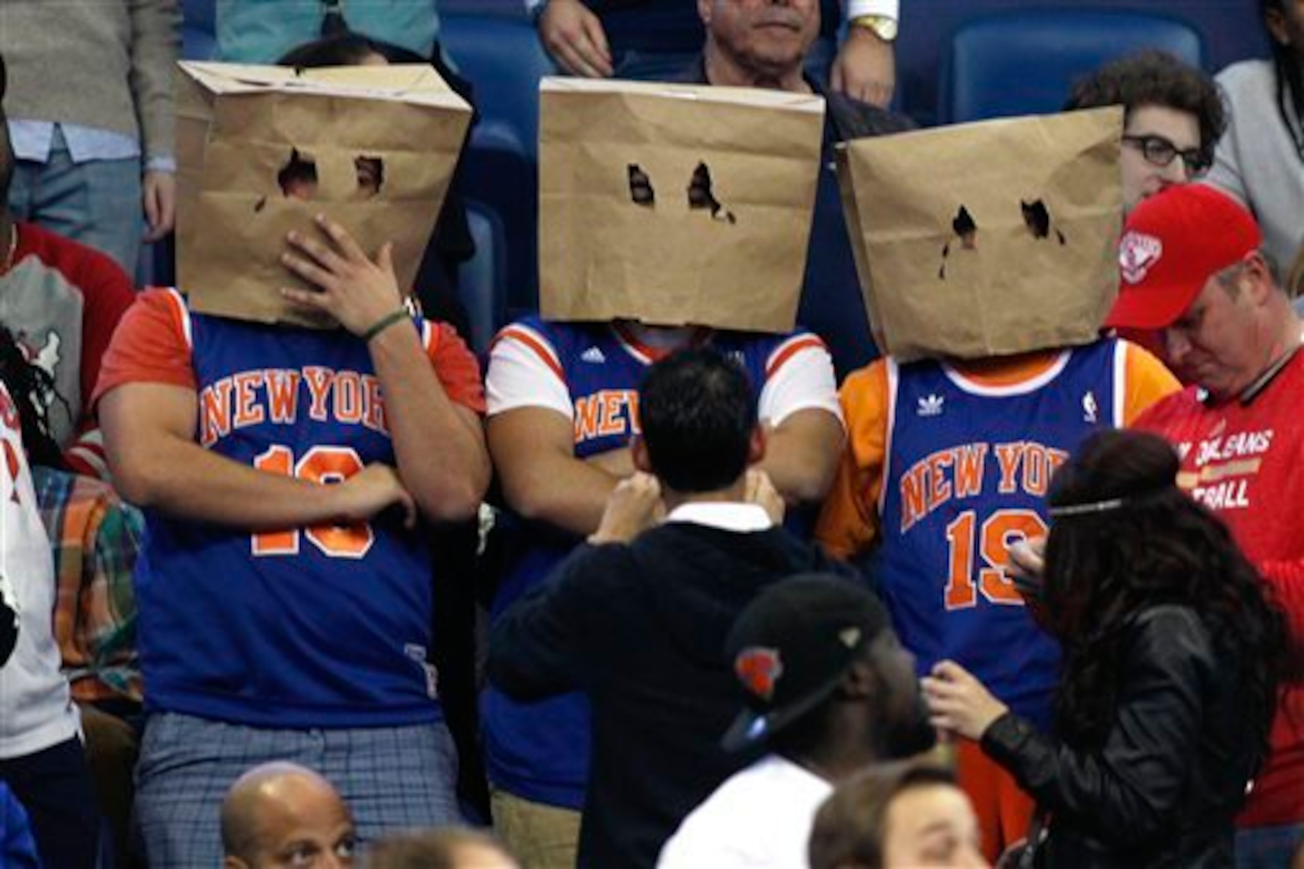 The New York Knicks' season was an absolute disaster. The disgruntled fans hope there's some immediate relief coming in the draft.