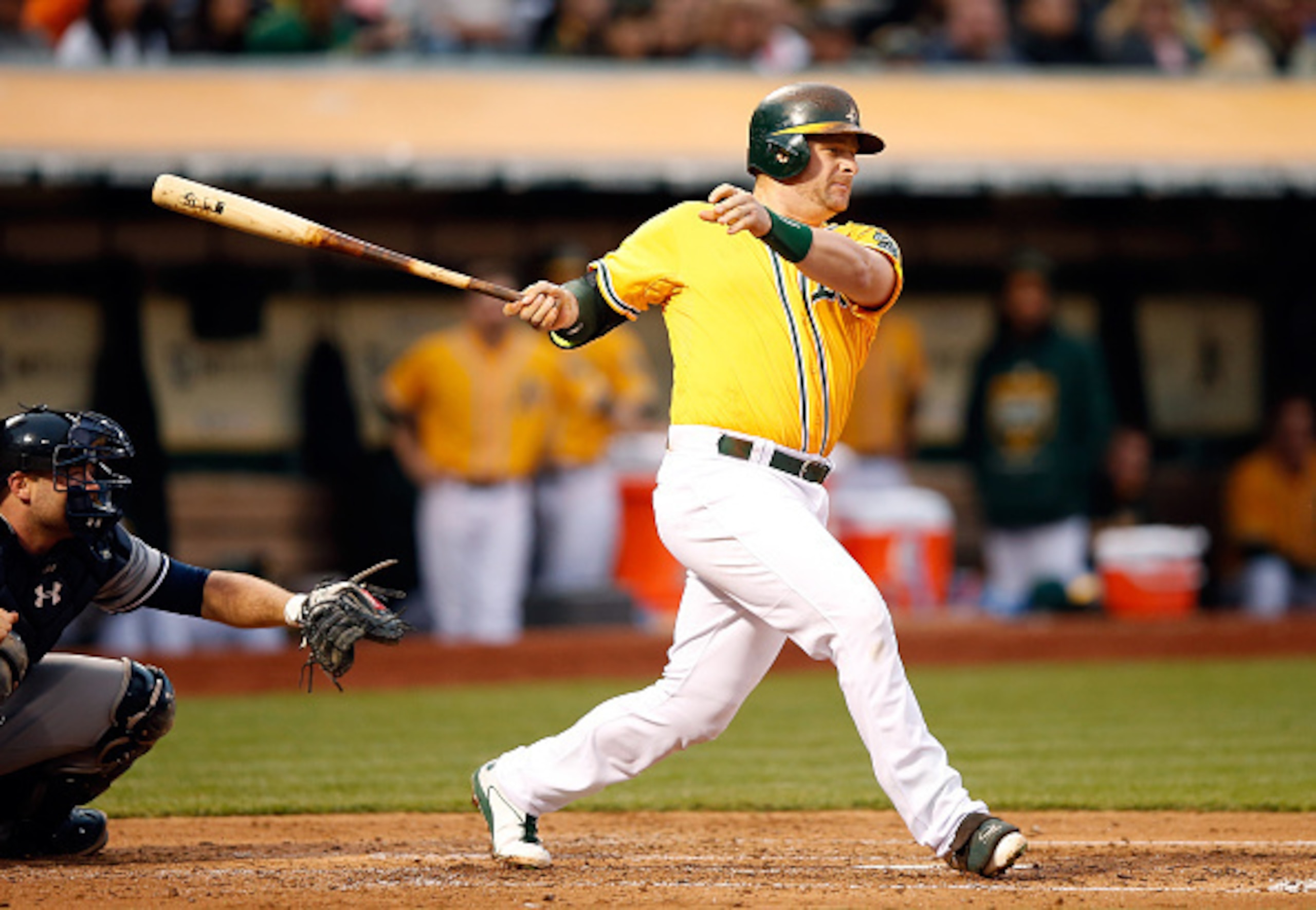 Stephen Vogt has slugged his way into All-Star contention.