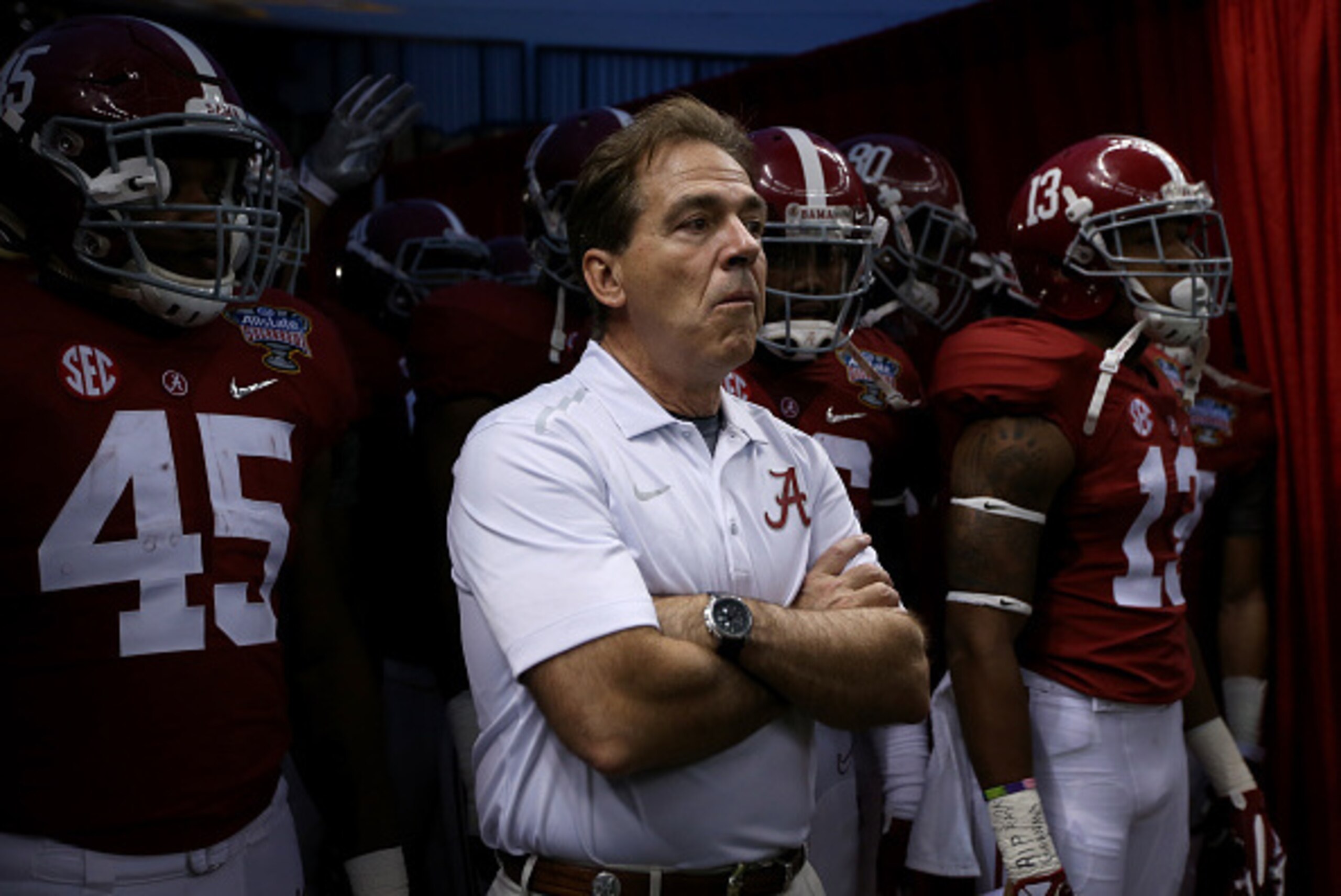 Alabama HC Nick Saban Alabama HC Nick Saban