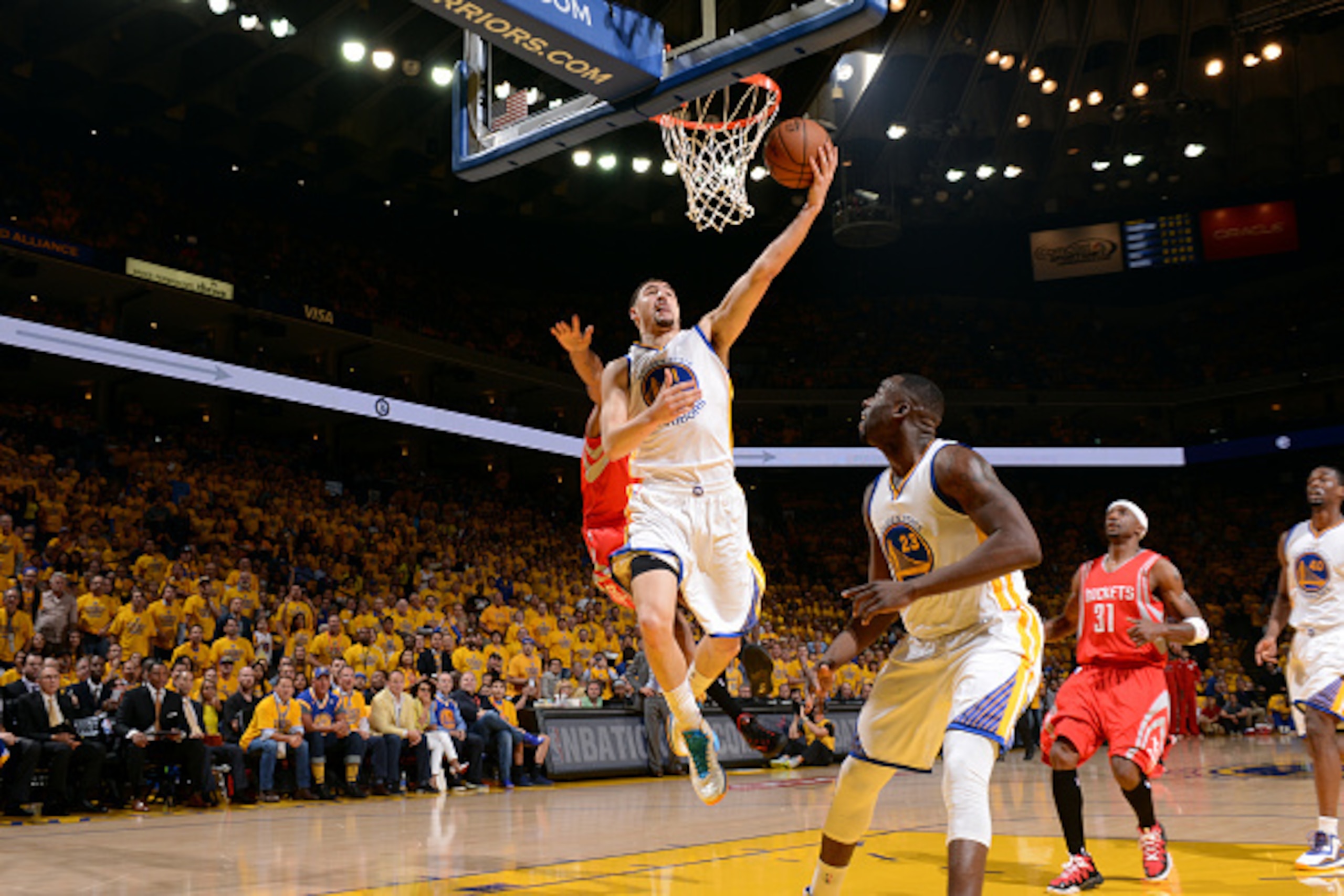 Klay Thompson's postseason numbers have dropped off a bit from his stellar regular season, but he's still been a prime running mate for Steph Curry.