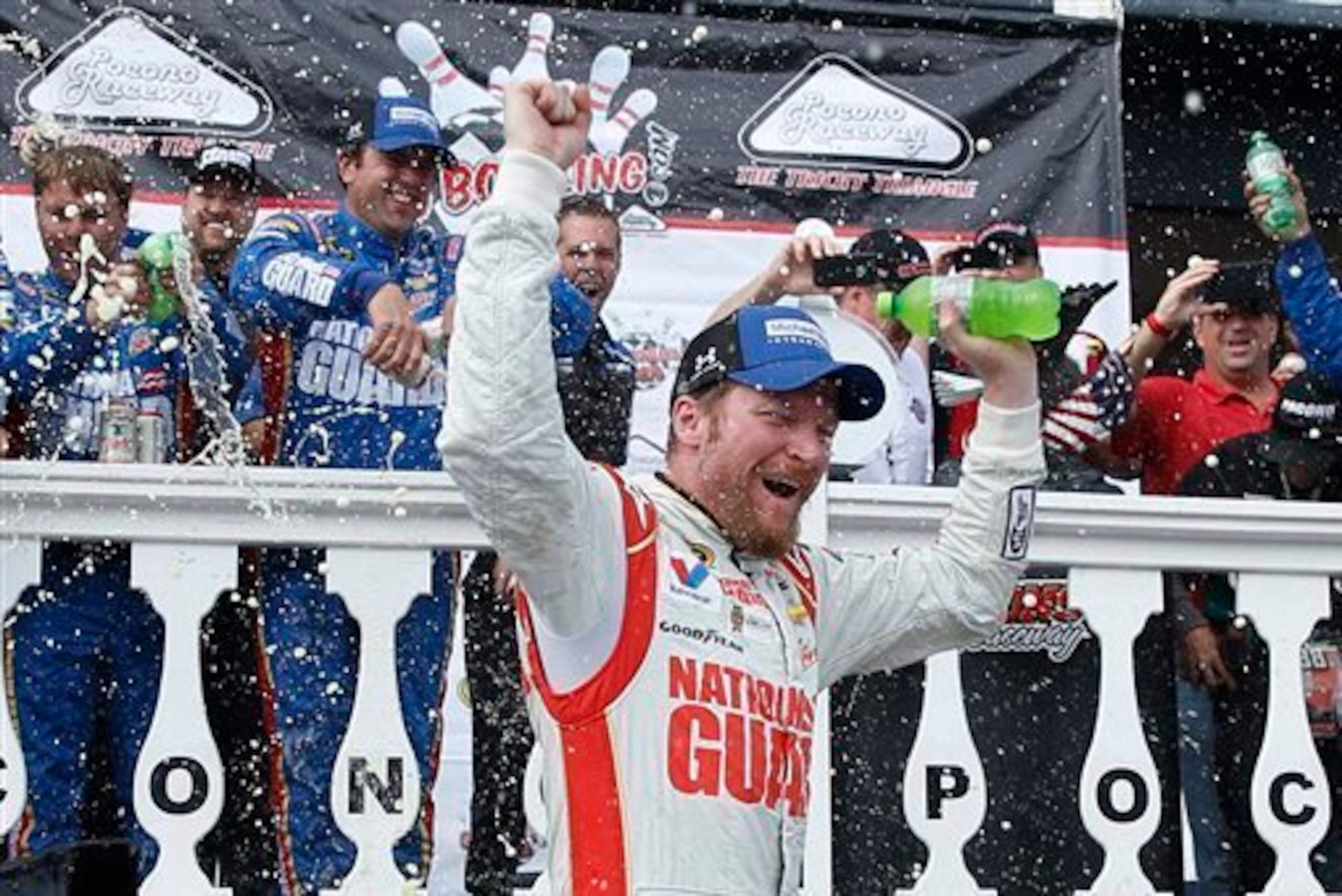 Dale Earnhardt Jr. won both races at Pocono Raceway last season.
