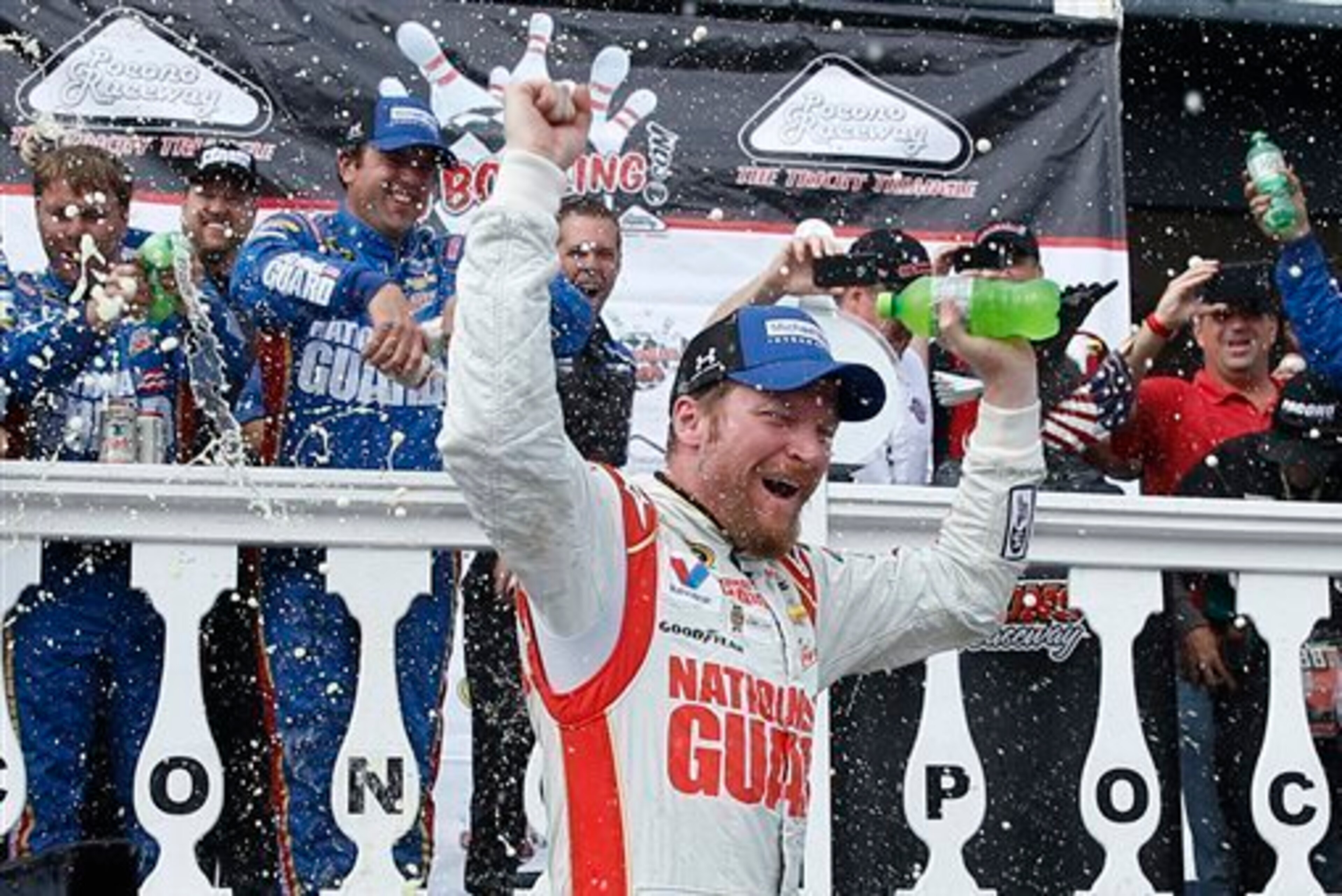 Dale Earnhardt Jr. won both races at Pocono Raceway last season.