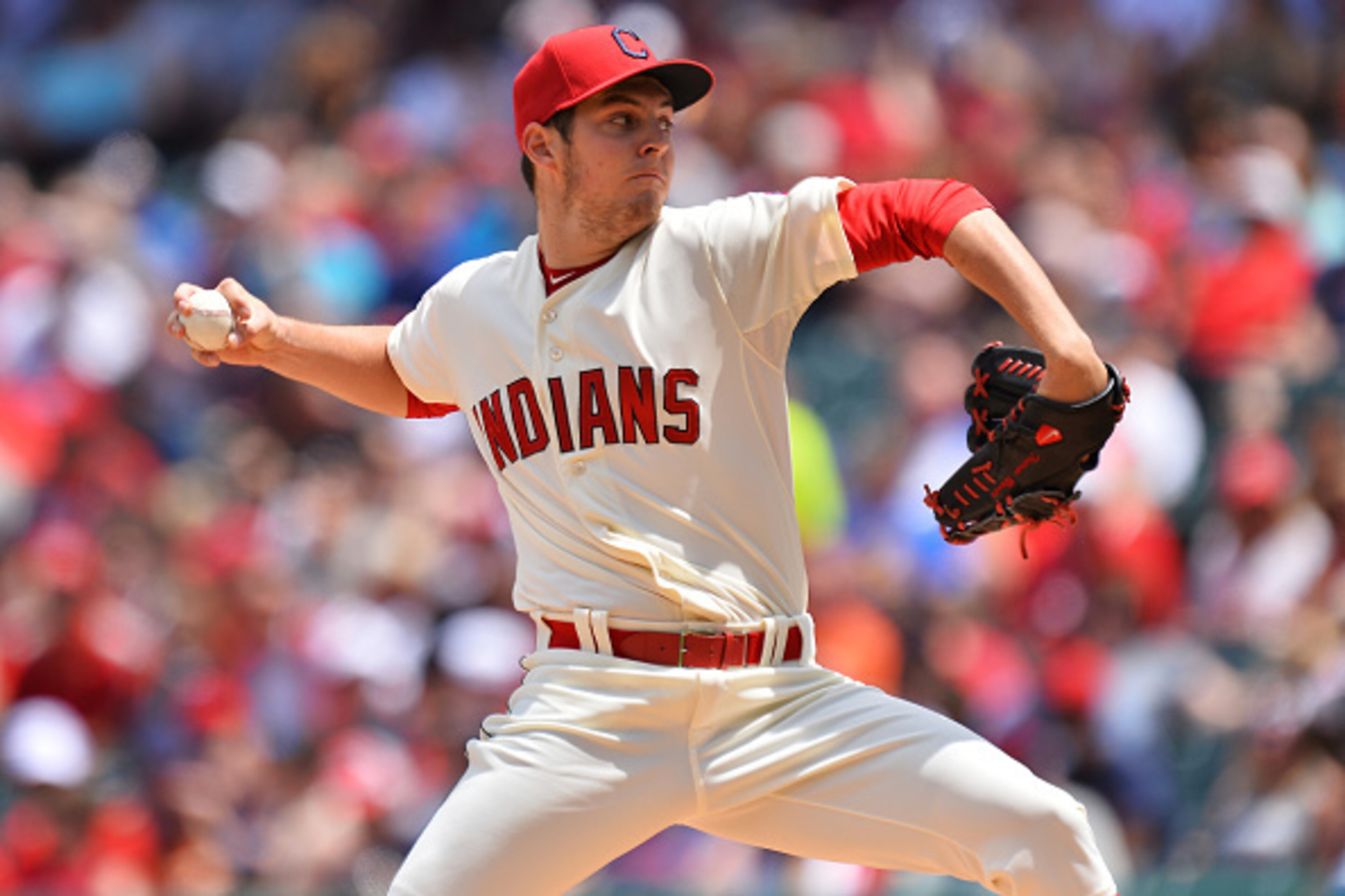 Trevor Bauer leads a talented rotation in the majors, but Cleveland's farm system lacks an impact hurler. Trevor Bauer leads a talented rotation in the majors, but Cleveland's farm system lacks an impact hurler.