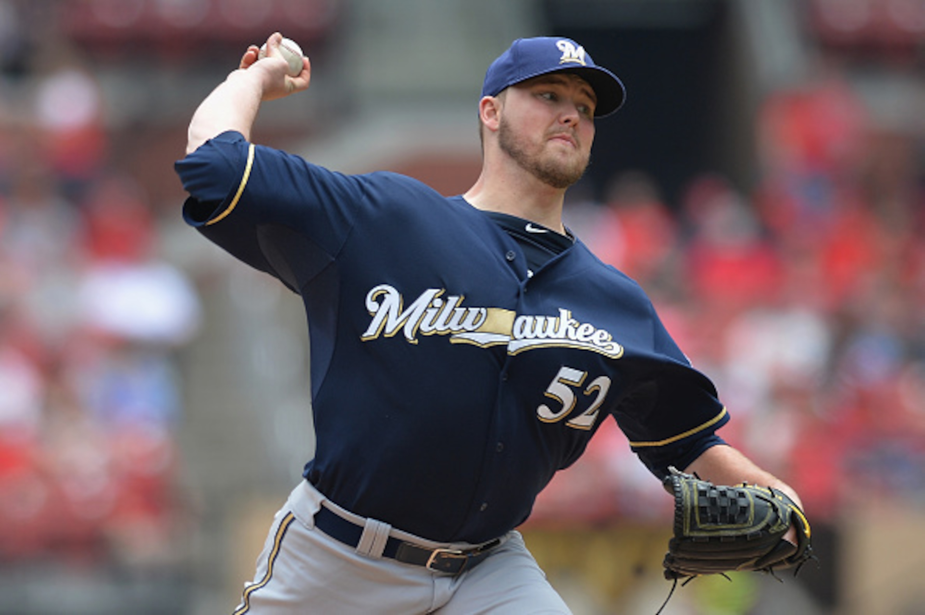 Jimmy Nelson is a nice player, but the Brewers need more starting pitching talent. Jimmy Nelson is a nice player, but the Brewers need more starting pitching talent.
