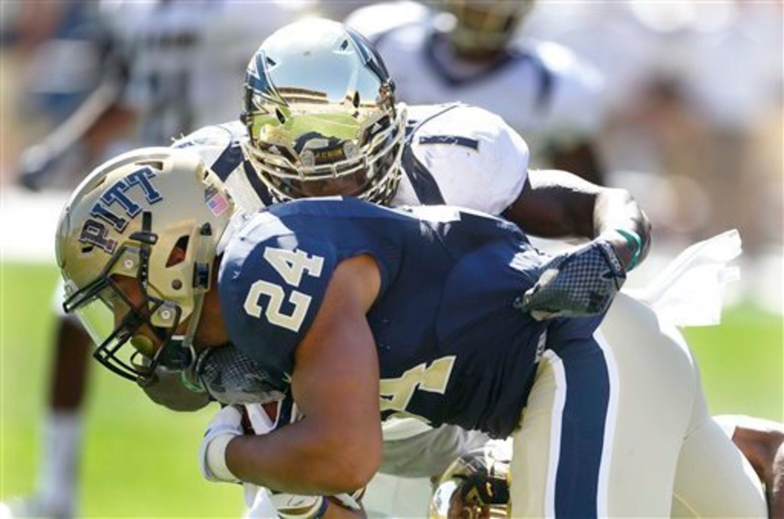 Jatavis Brown plays all over the field for Akron's defense.