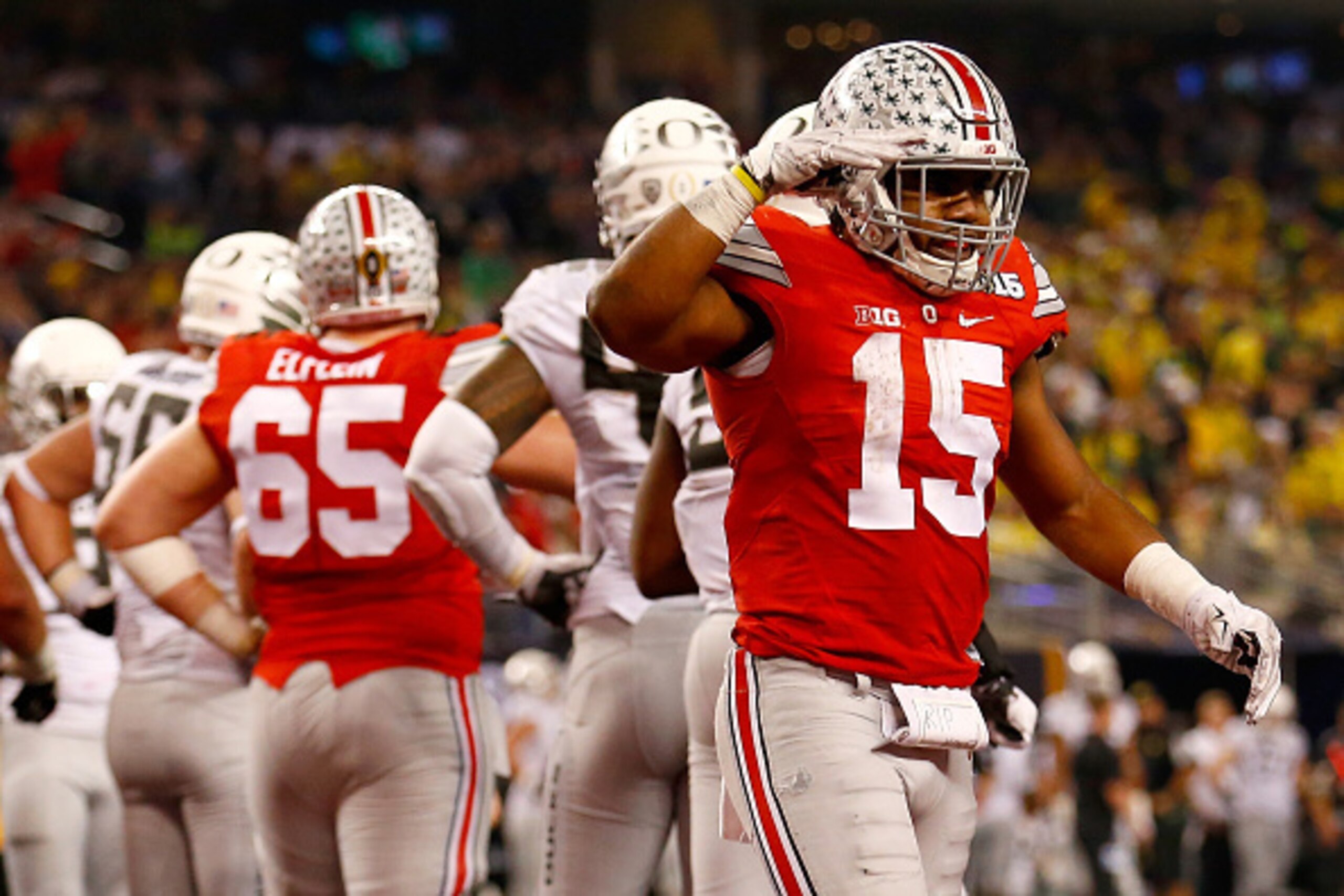 Though Cardale Jones received most of the attention, Ezekiel Elliott carried the Buckeyes late in 2014-15.