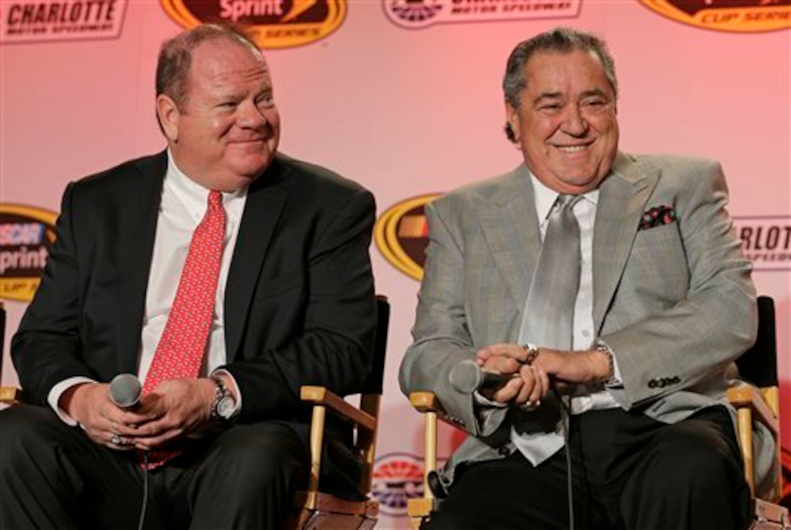 Chip Ganassi (left) and Felix Sabates (right) are holding out for a breakthrough this season, Chip Ganassi (left) and Felix Sabates (right) are holding out for a breakthrough this season,