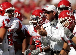 Art Briles at Houston in 2007