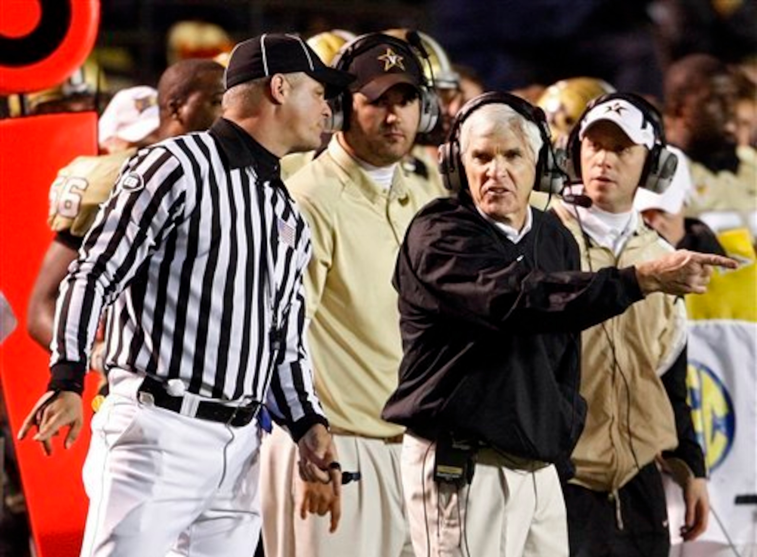 Bobby Johnson at Vanderbilt in 2009