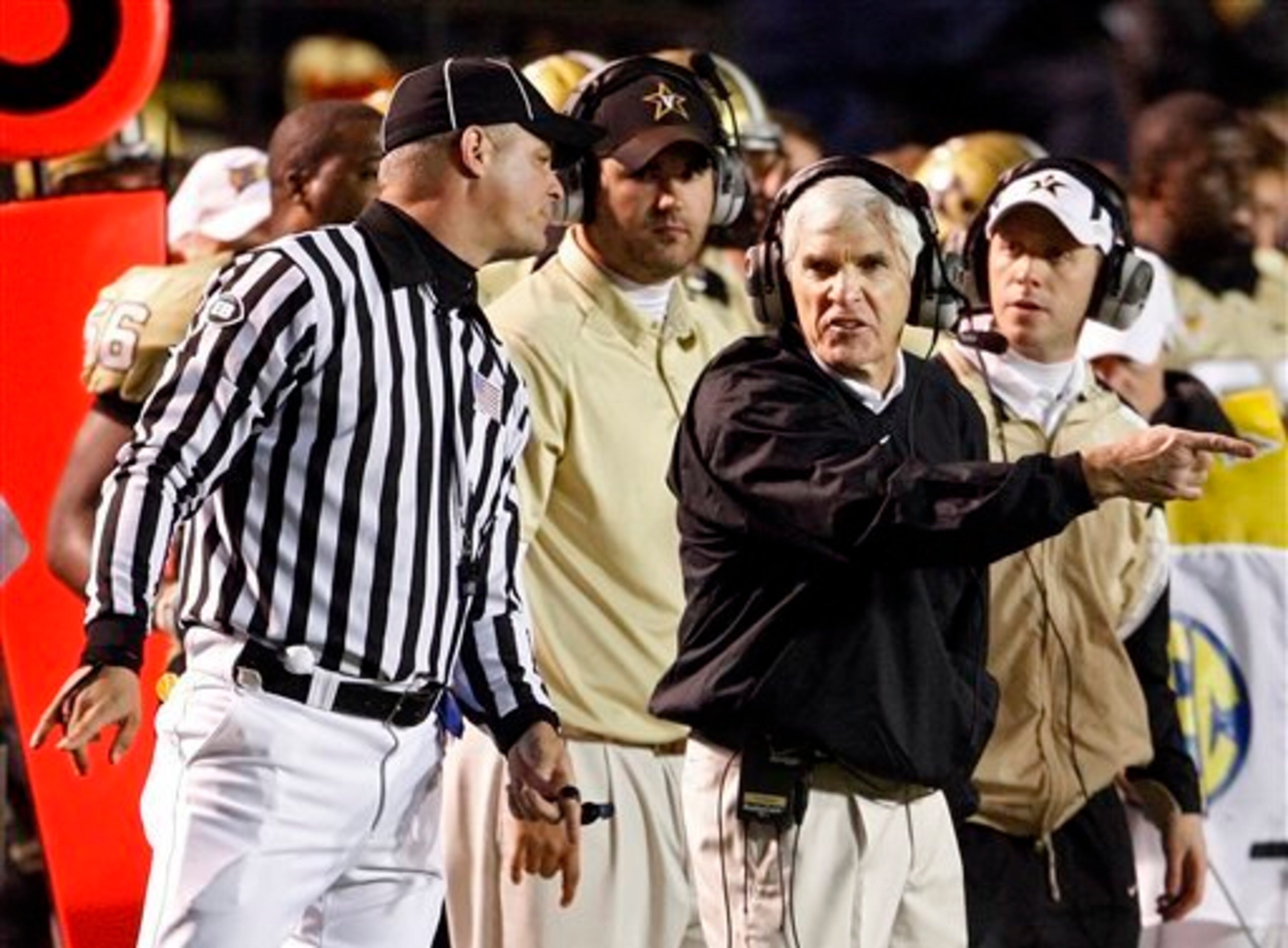 Bobby Johnson at Vanderbilt in 2009