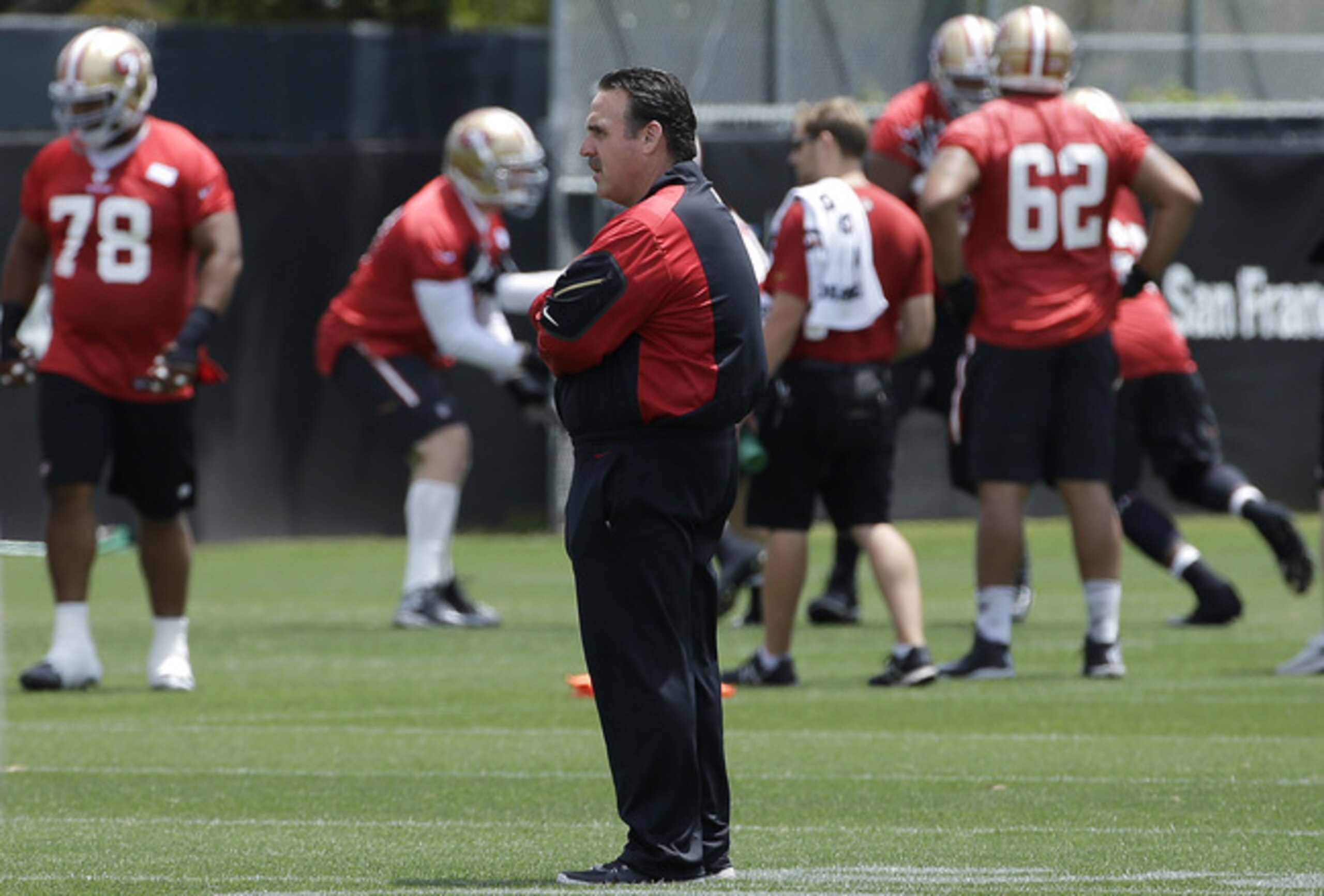 Jim Tomsula is in his first year as head coach of the 49ers.