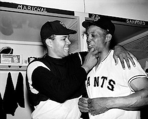 Willie Mays put an end to Juan Marichal's epic pitching duel with Warren Spahn.
