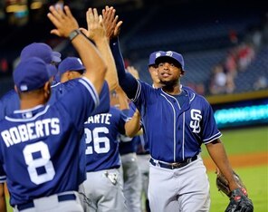 The Padres have managed to stay in the playoff race, despite playing a tough schedule.