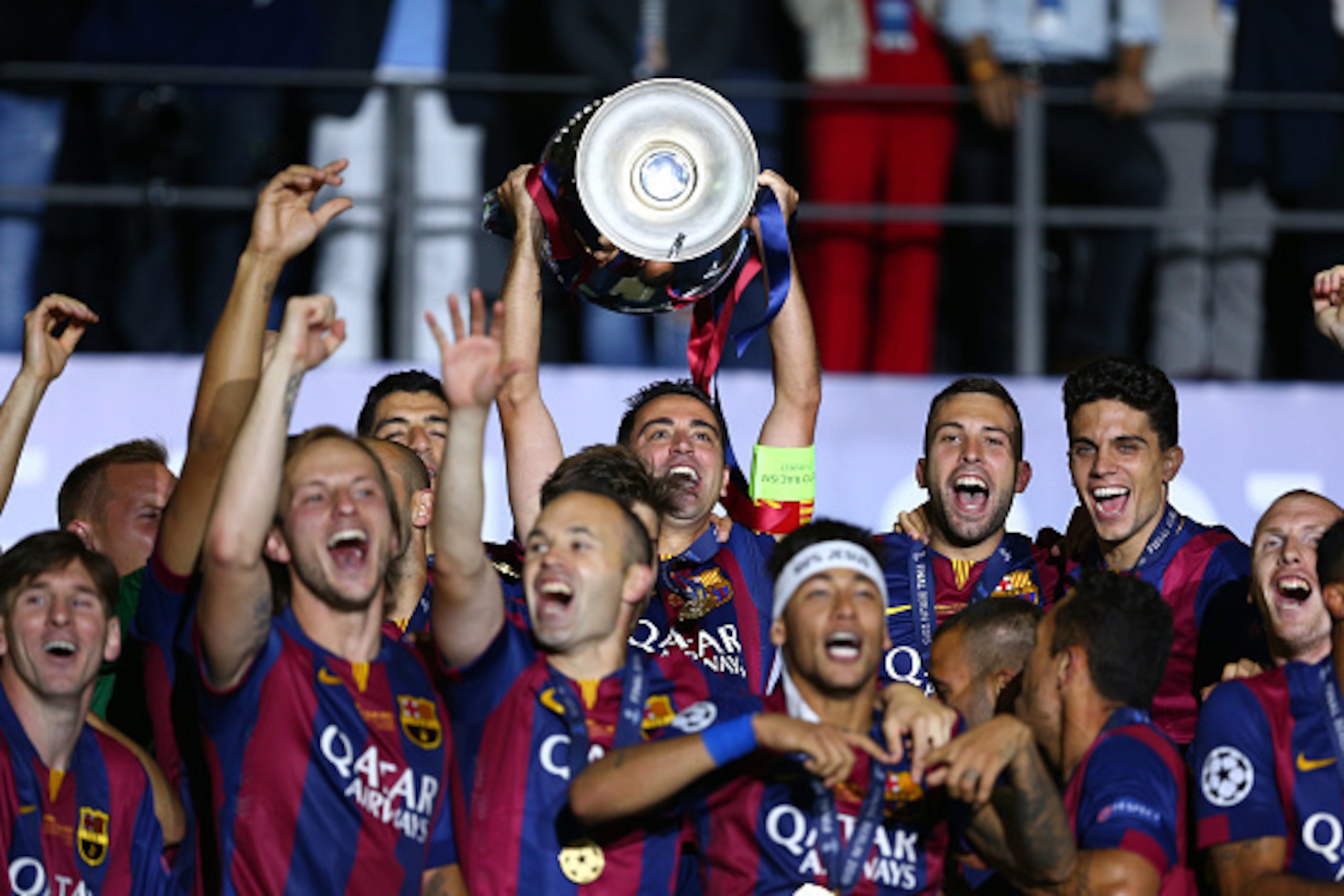 Xavi Hernandez ended his Barcelona career in the best possible way.