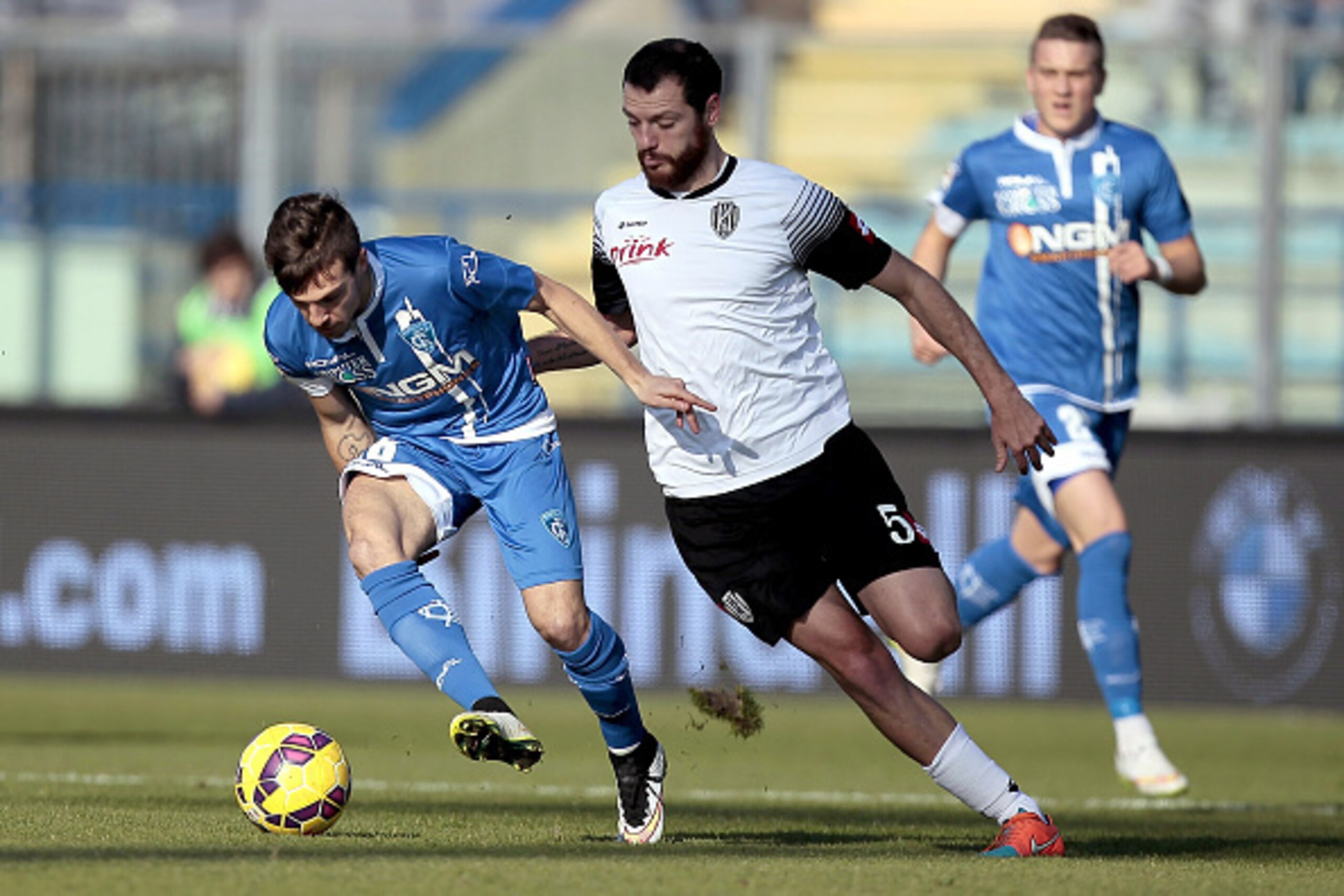 Verdi (left) has spent the last two years on loan at Empoli.