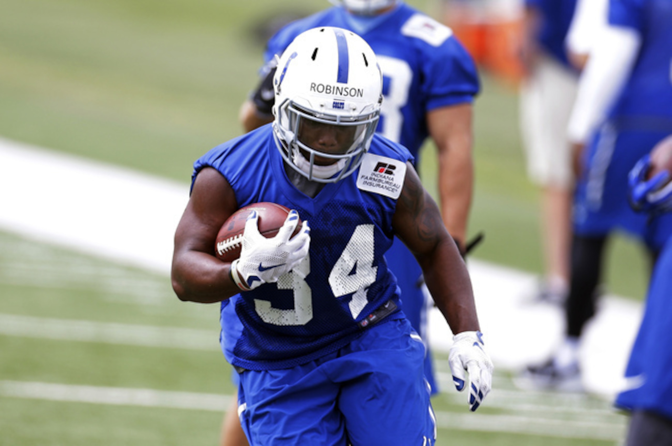 Josh Robinson is a candidate to backup Frank Gore when the season opens.