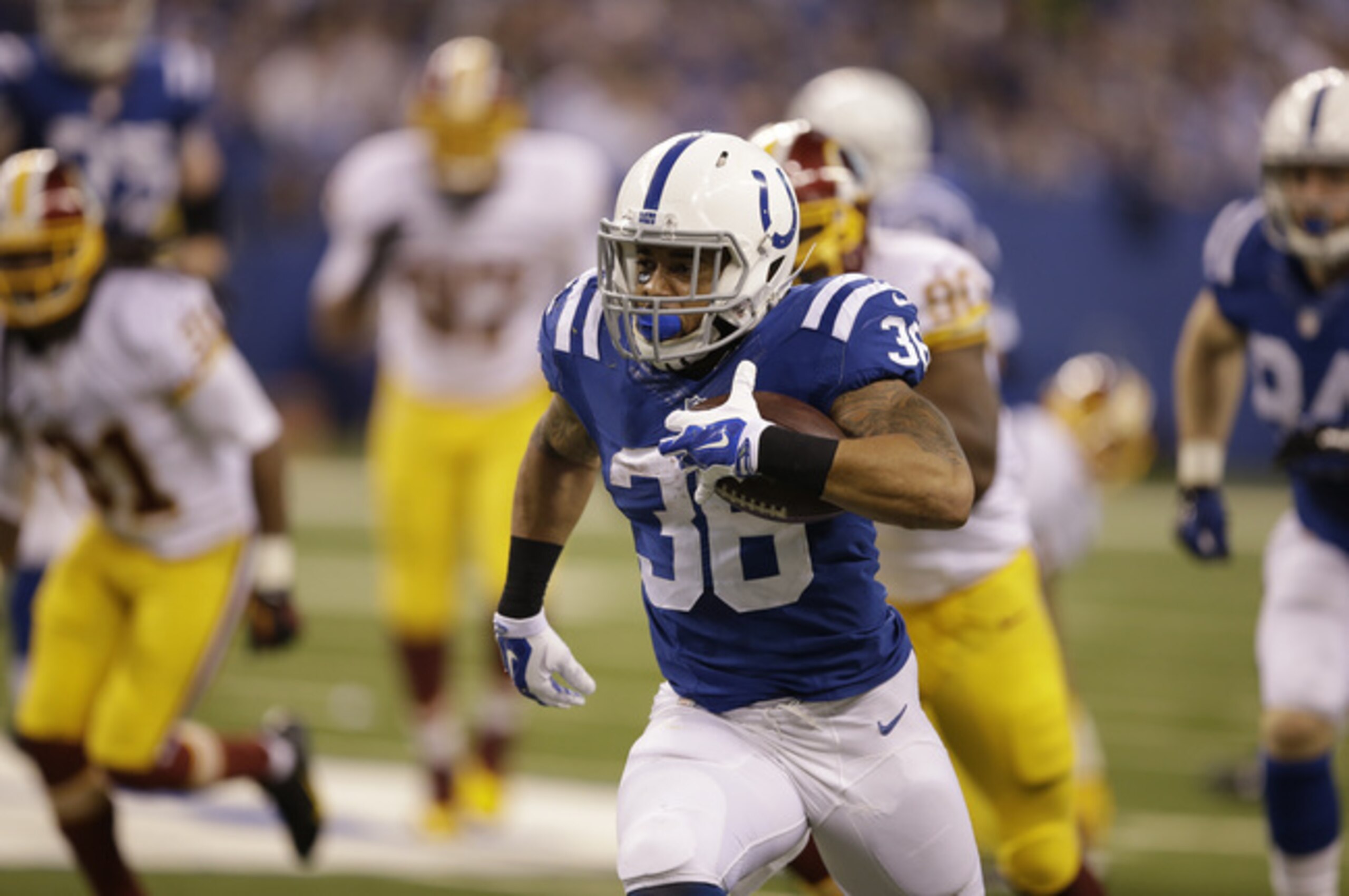 Herron is the favorite to back up Frank Gore.