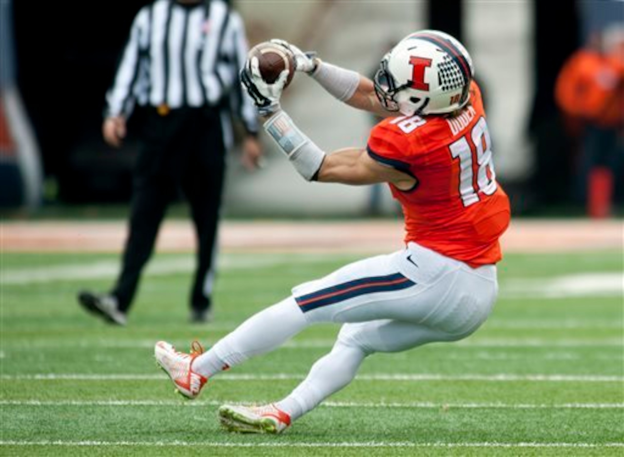 Mike Dudek was one of the nation's top freshman wideouts last fall.