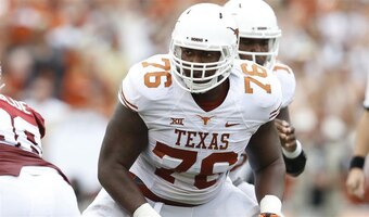Perkins has lived up to the hype, becoming Texas' most dependable offensive lineman.