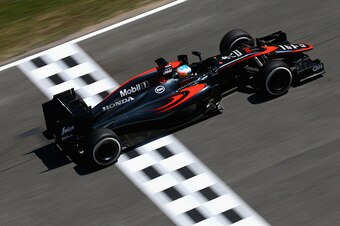 McLaren's MP4-30 is tightly packaged.