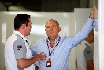 Eric Boullier and Ron Dennis