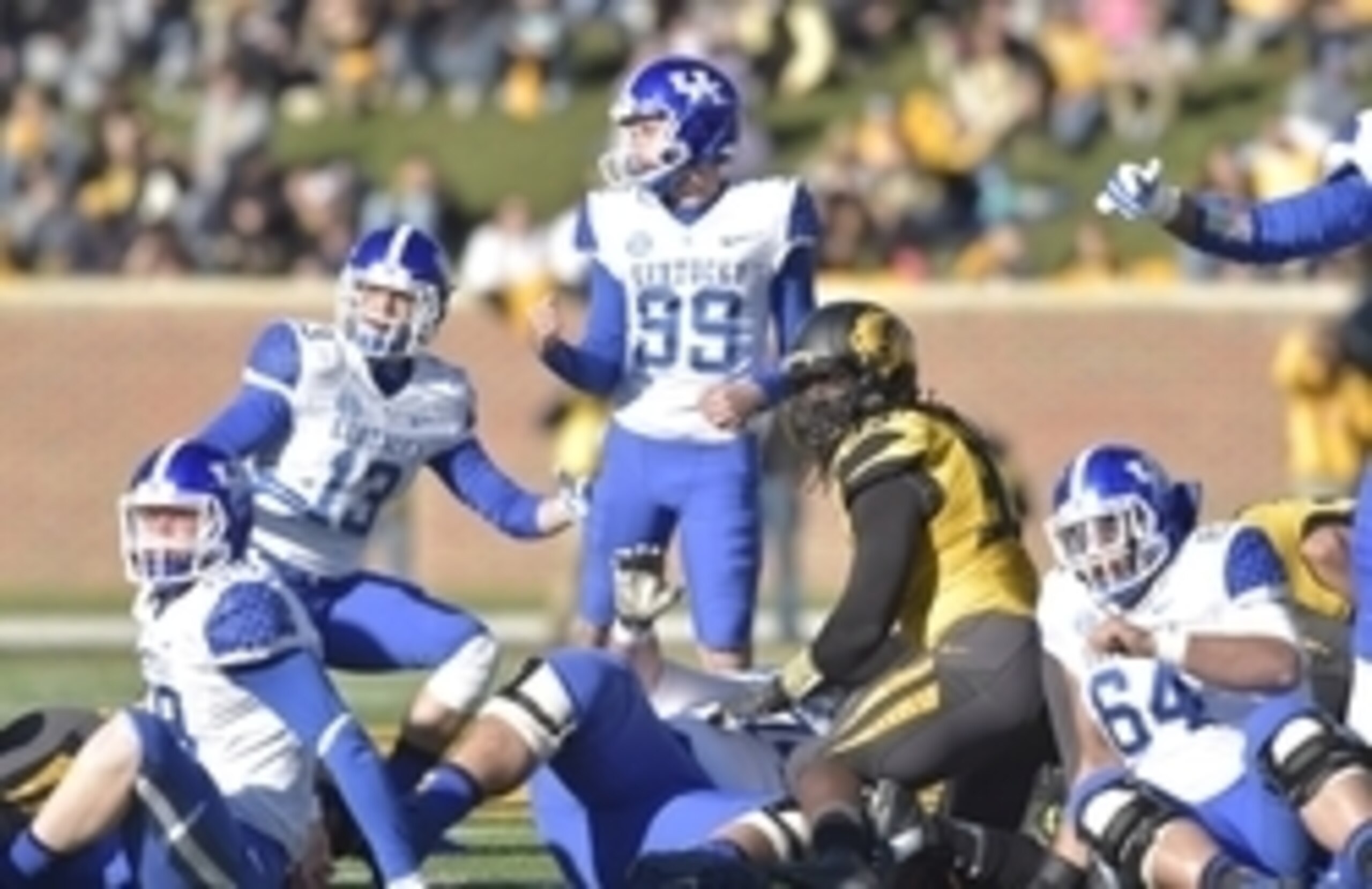 Kentucky PK Austin MacGinnis (99) Kentucky PK Austin MacGinnis (99)
