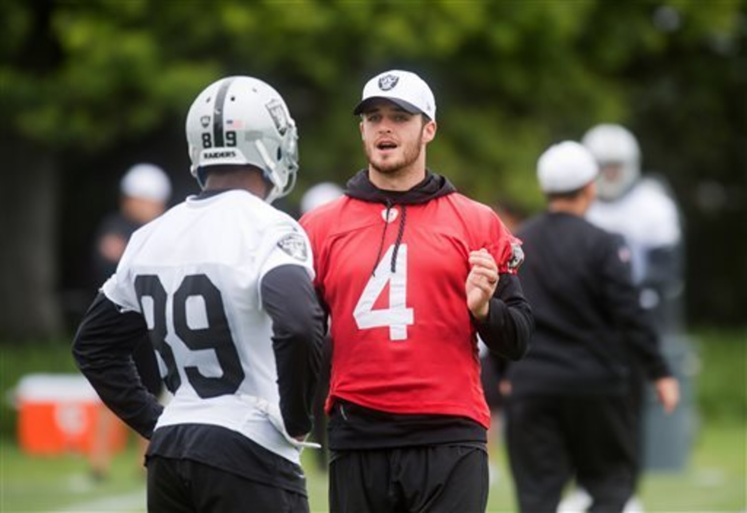 Derek Carr and Amari Cooper