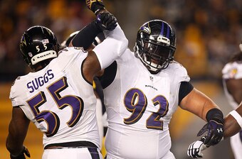 Haloti Ngata (right) had been one of the Ravens' defensive stalwarts for years.