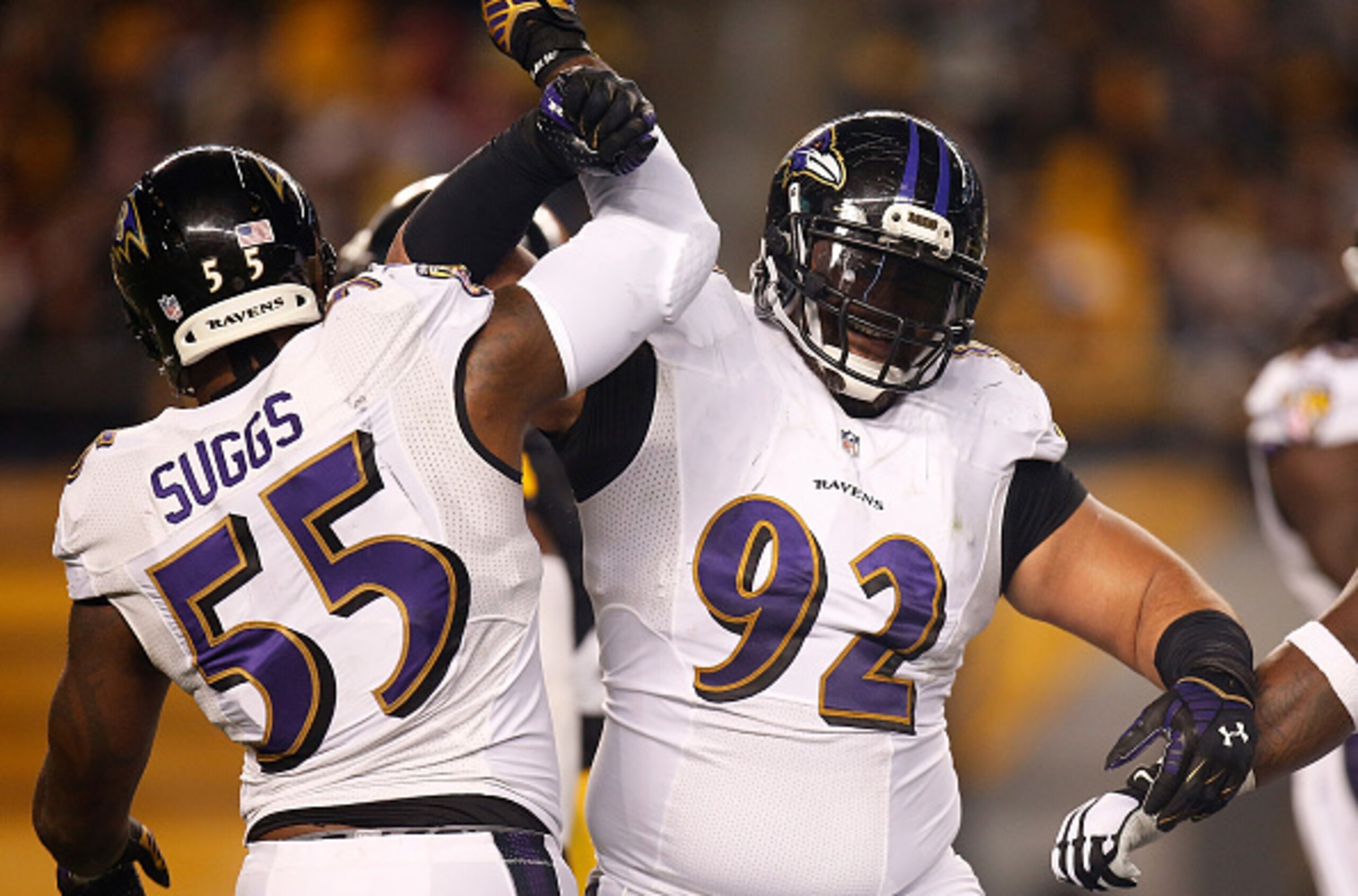 Haloti Ngata (right) had been one of the Ravens' defensive stalwarts for years.