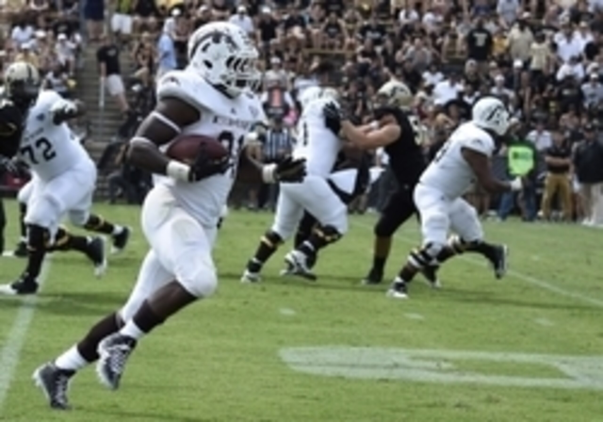 Jarvion Franklin had a very impressive debut for Western Michigan in 2014.