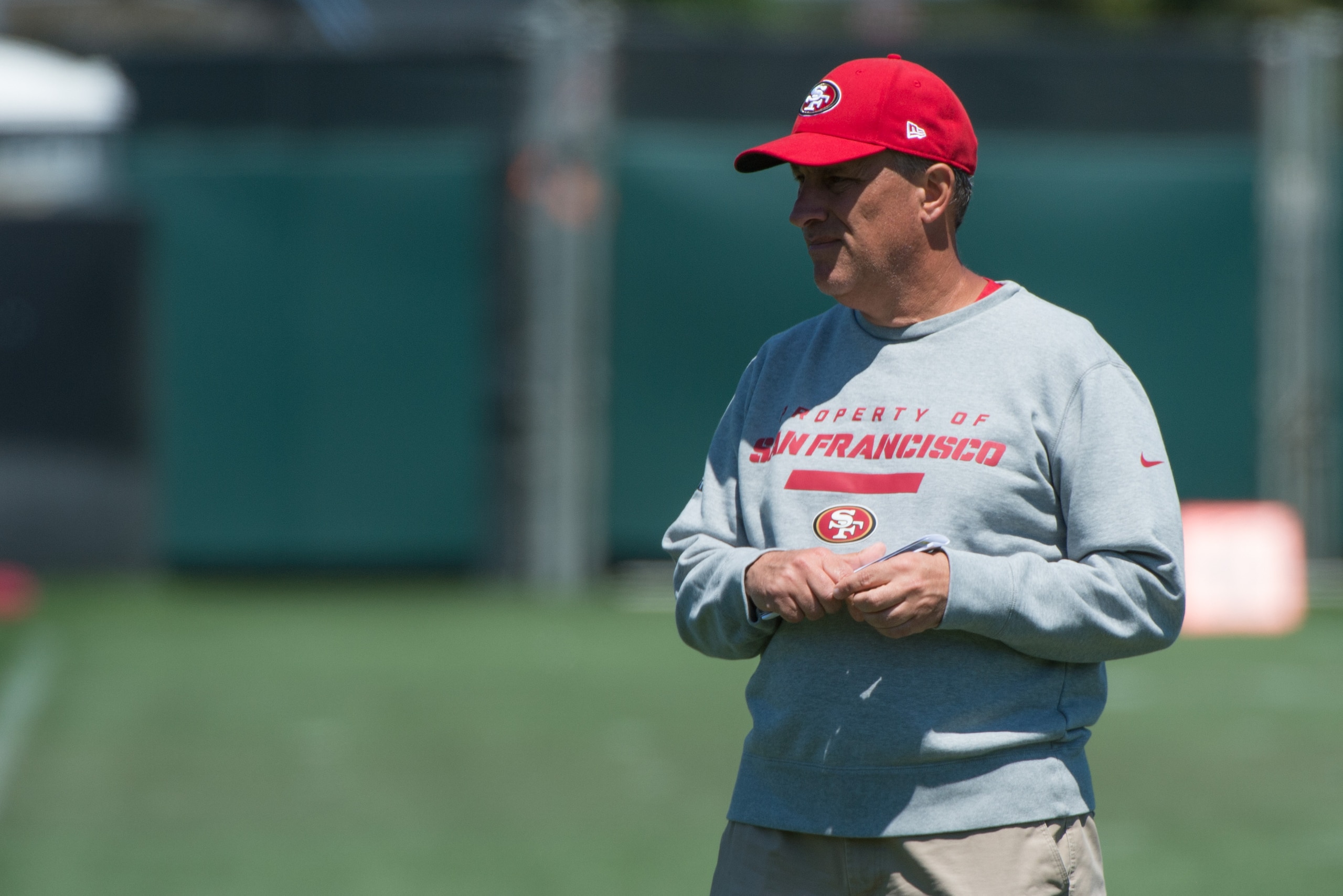New defensive coordinator Vic Fangio has already received praise from many of his players this offseason.