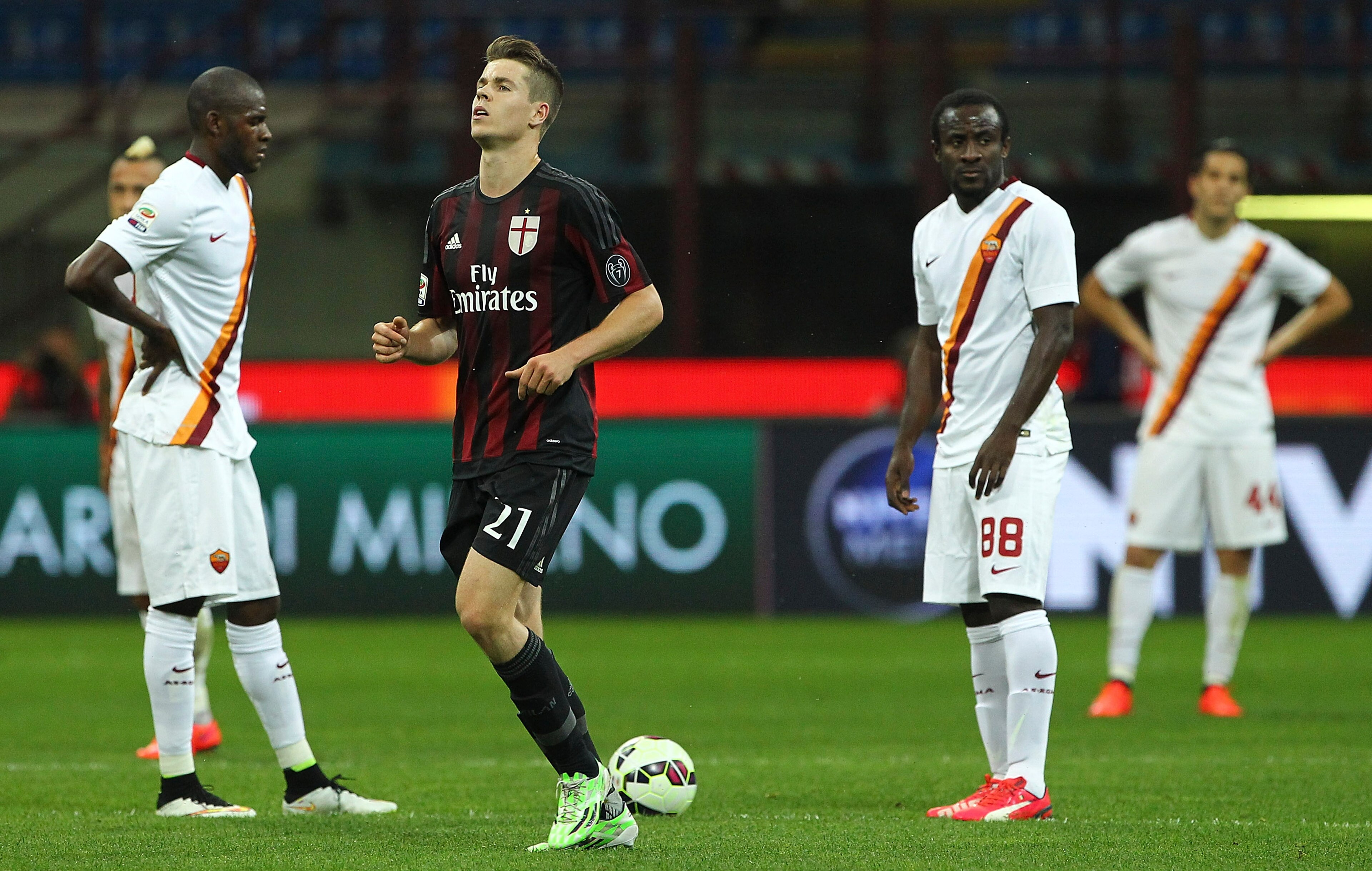 Van Ginkel scored a classy opener against Roma.