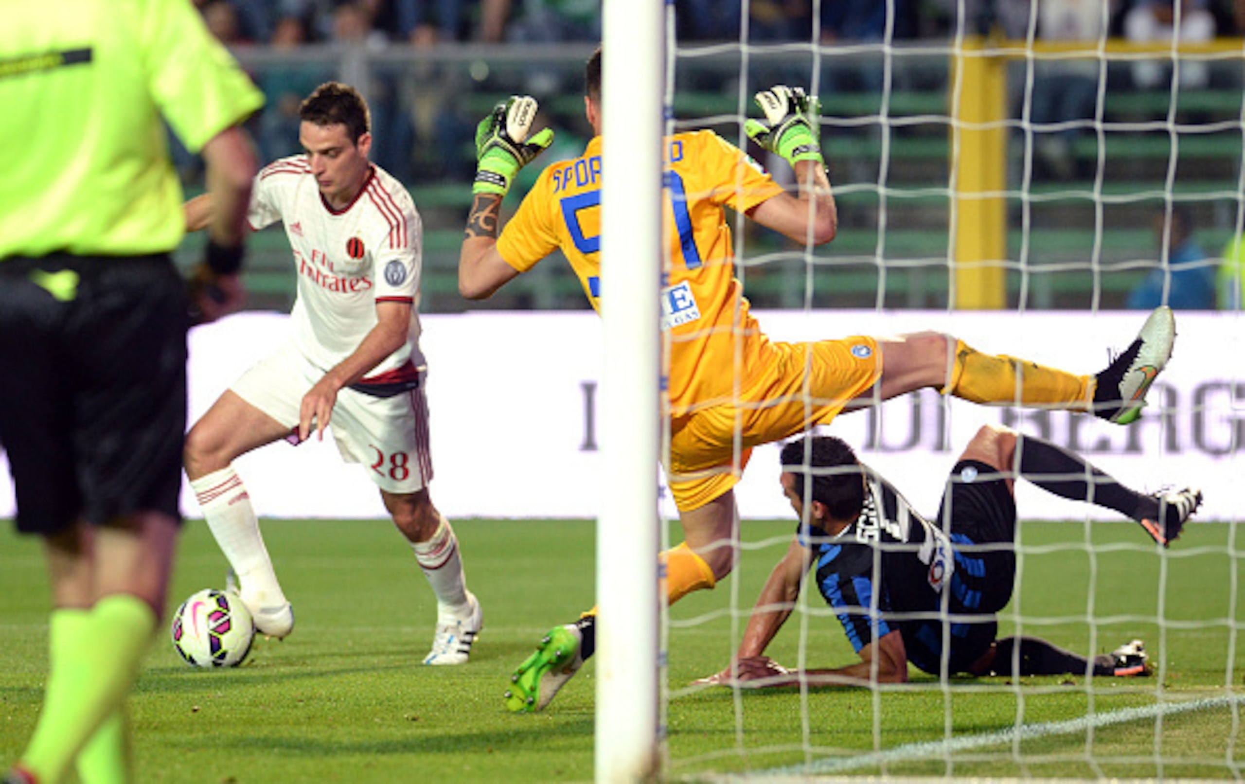 Bonaventura scored twice in Milan's final match of the season, against Atalanta.