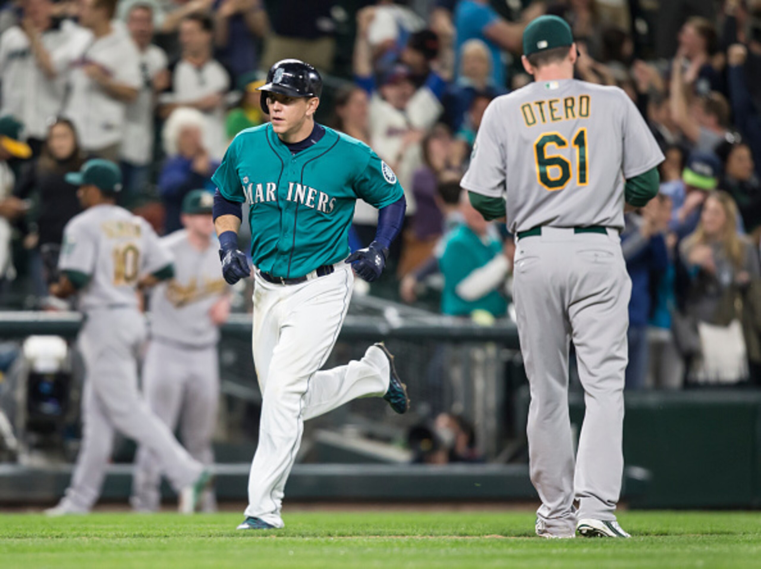 The Mariners continue to get the best of the A's.