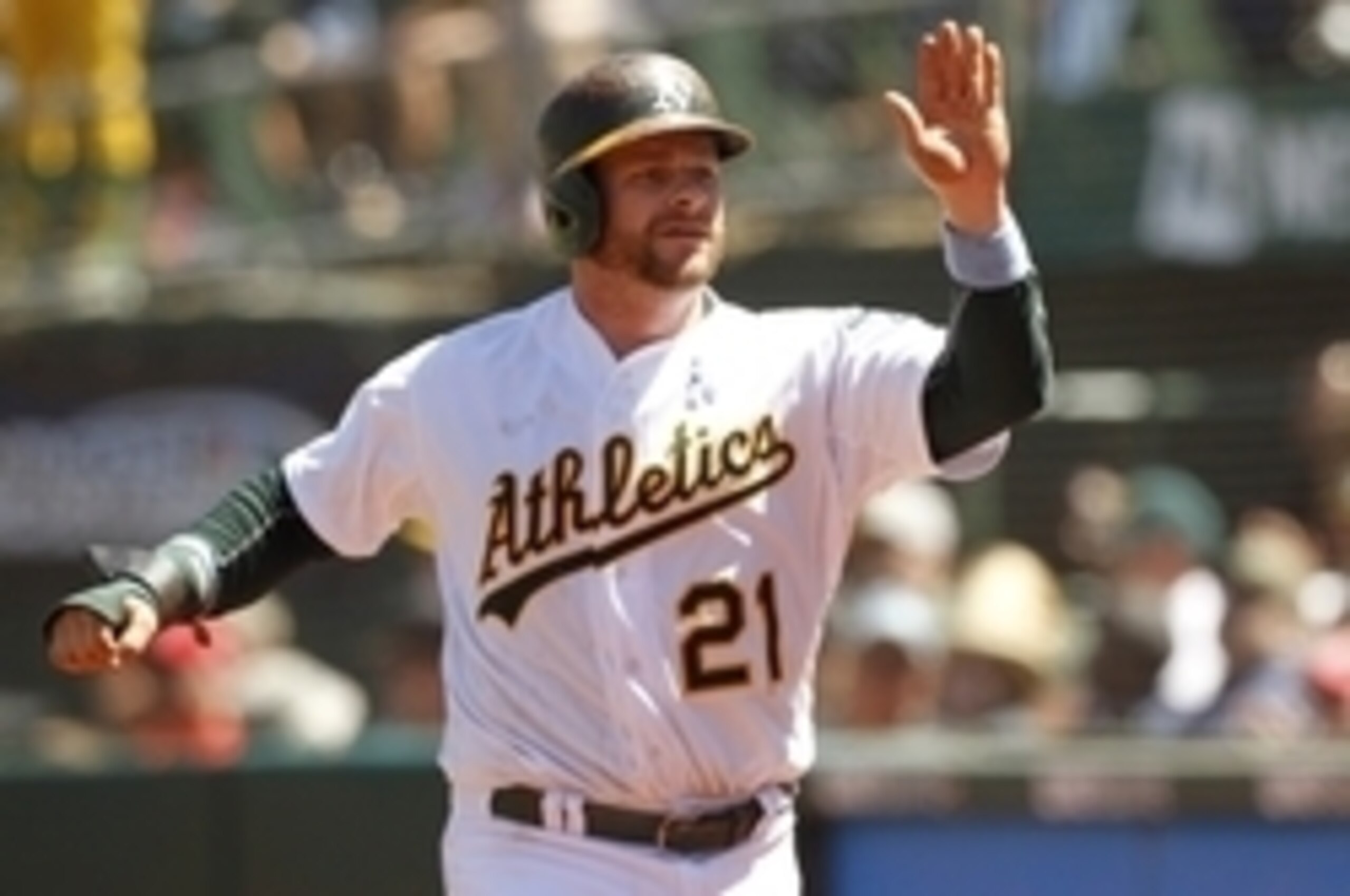 Stephen Vogt leads the team and catchers in several areas.