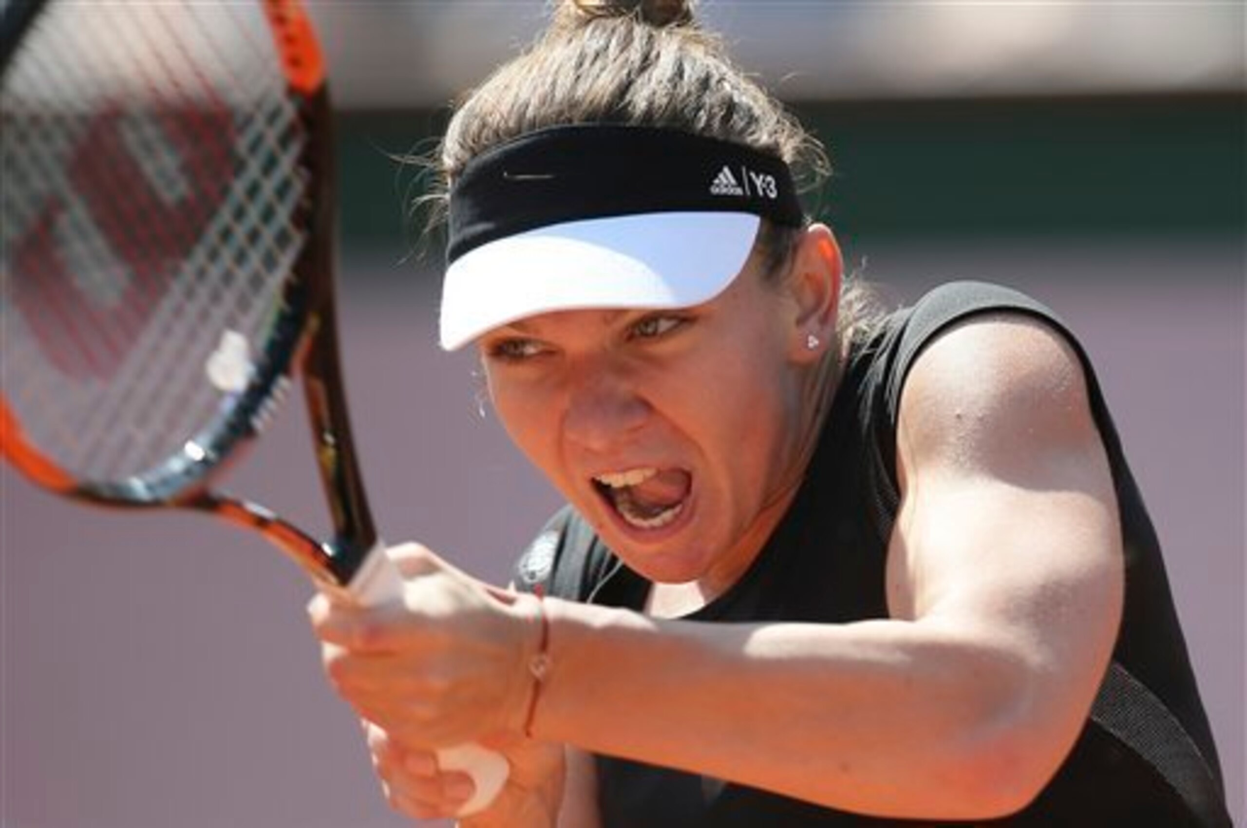 Simona Halep at the 2015 French Open.