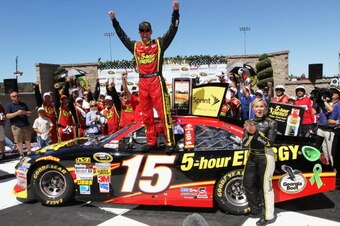 Clint Bowyer seemed to be driving a more competitive car for Michael Waltrip Racing when he won at Sonoma in 2012.
