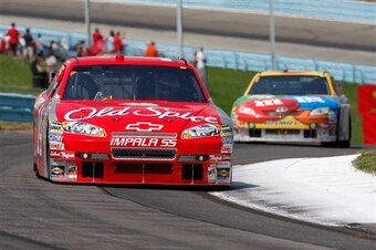 Tony Stewart drove this No. 14 Old Spice car to Victory Lane at Watkins Glen in 2009.