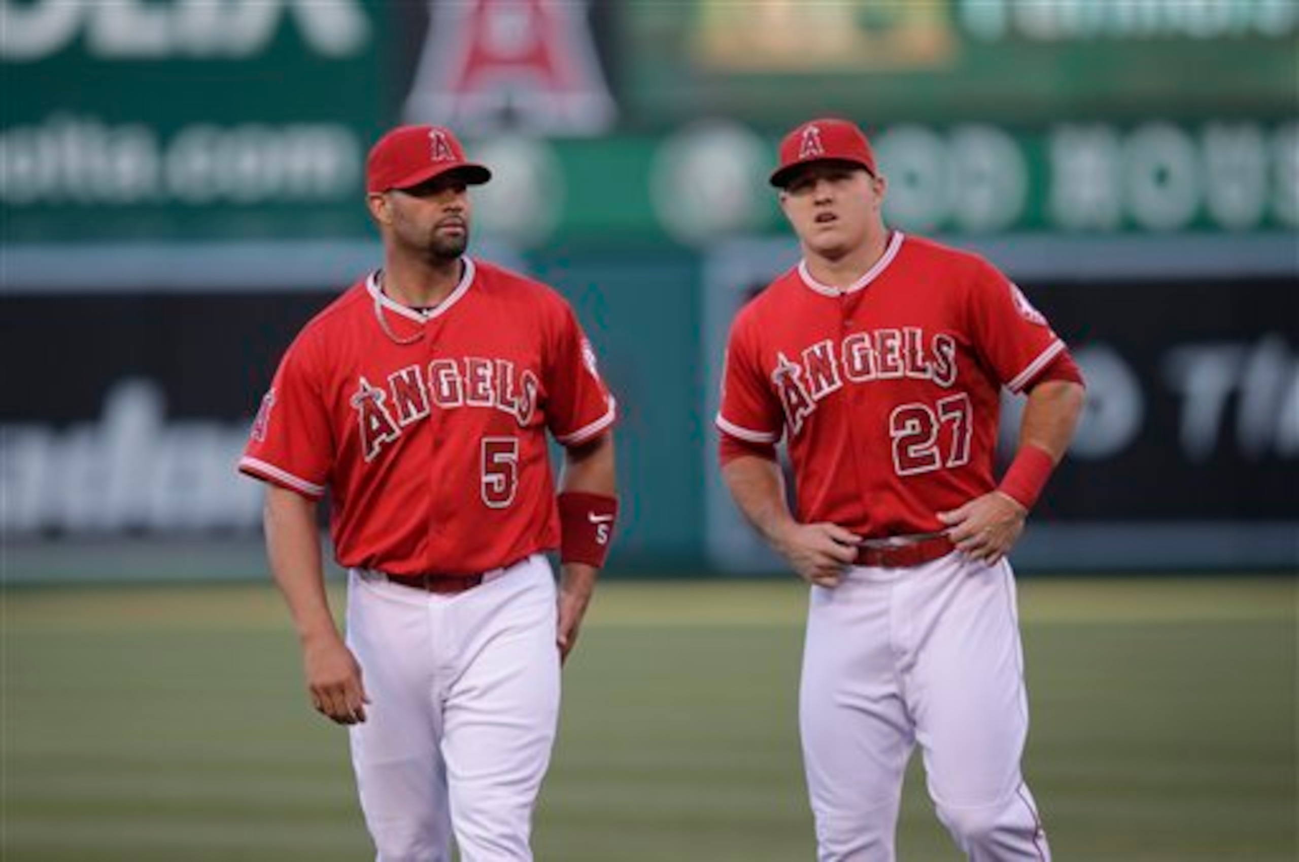 Albert Pujols and Mike Trout need help.