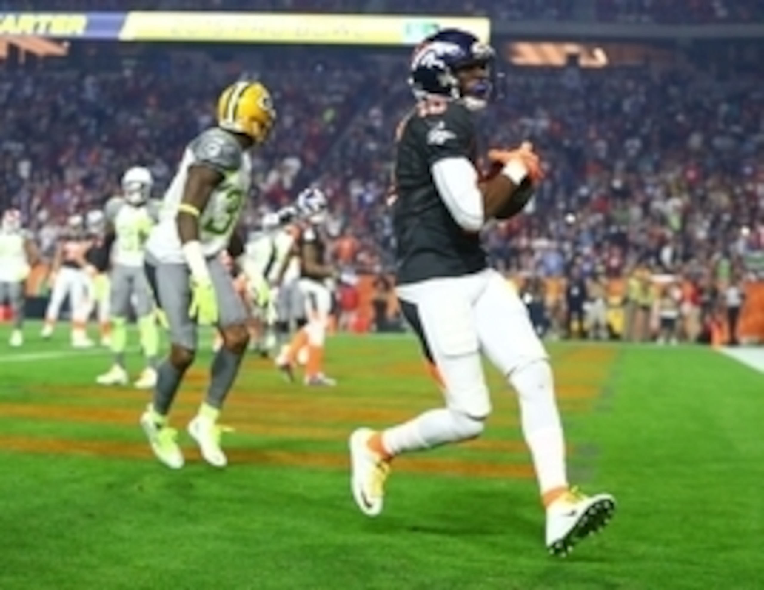 Sanders expects his Pro Bowl-worthy numbers to dip this season, and fantasy owners should too.