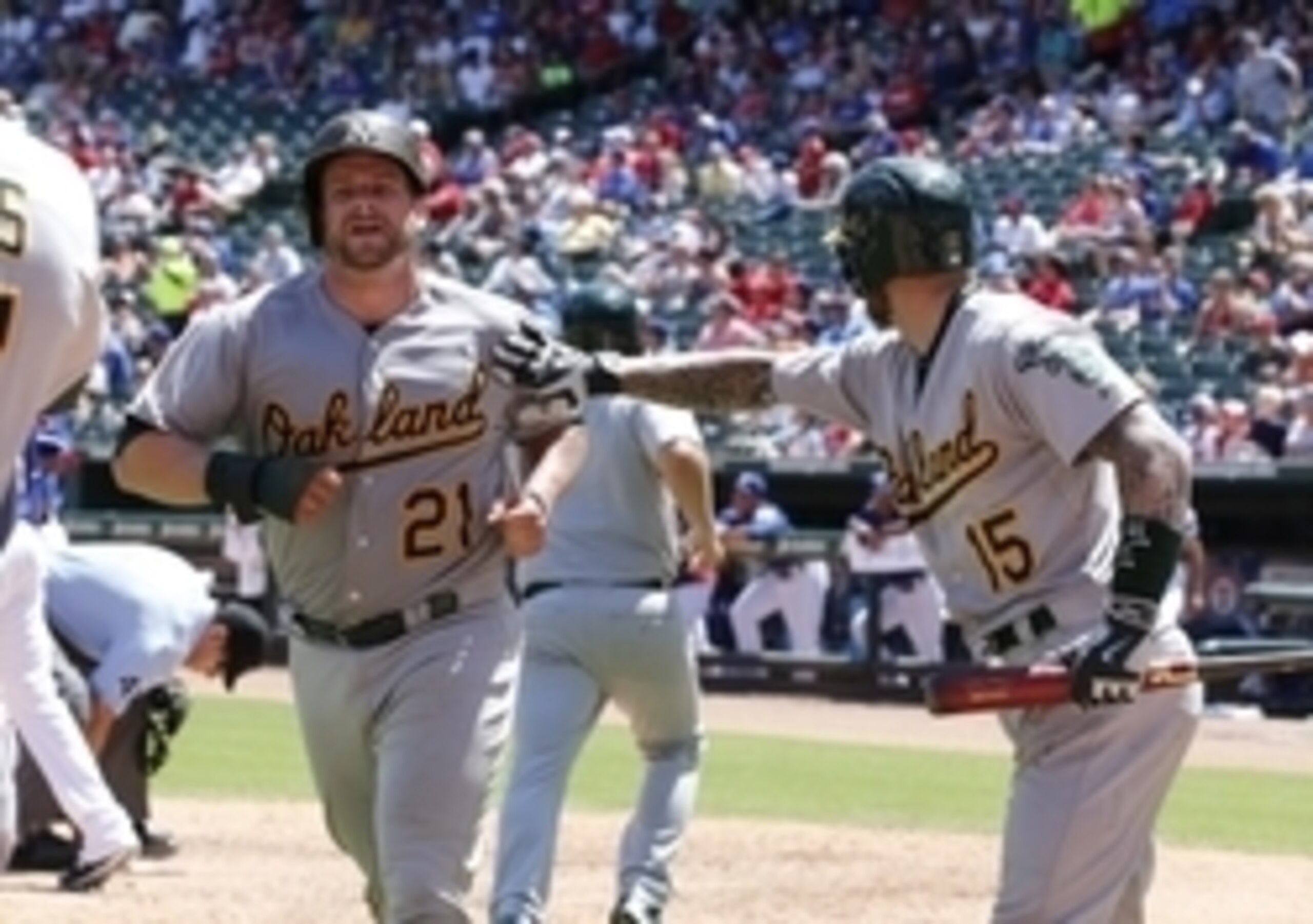 The A's are hot and gaining on the competition.