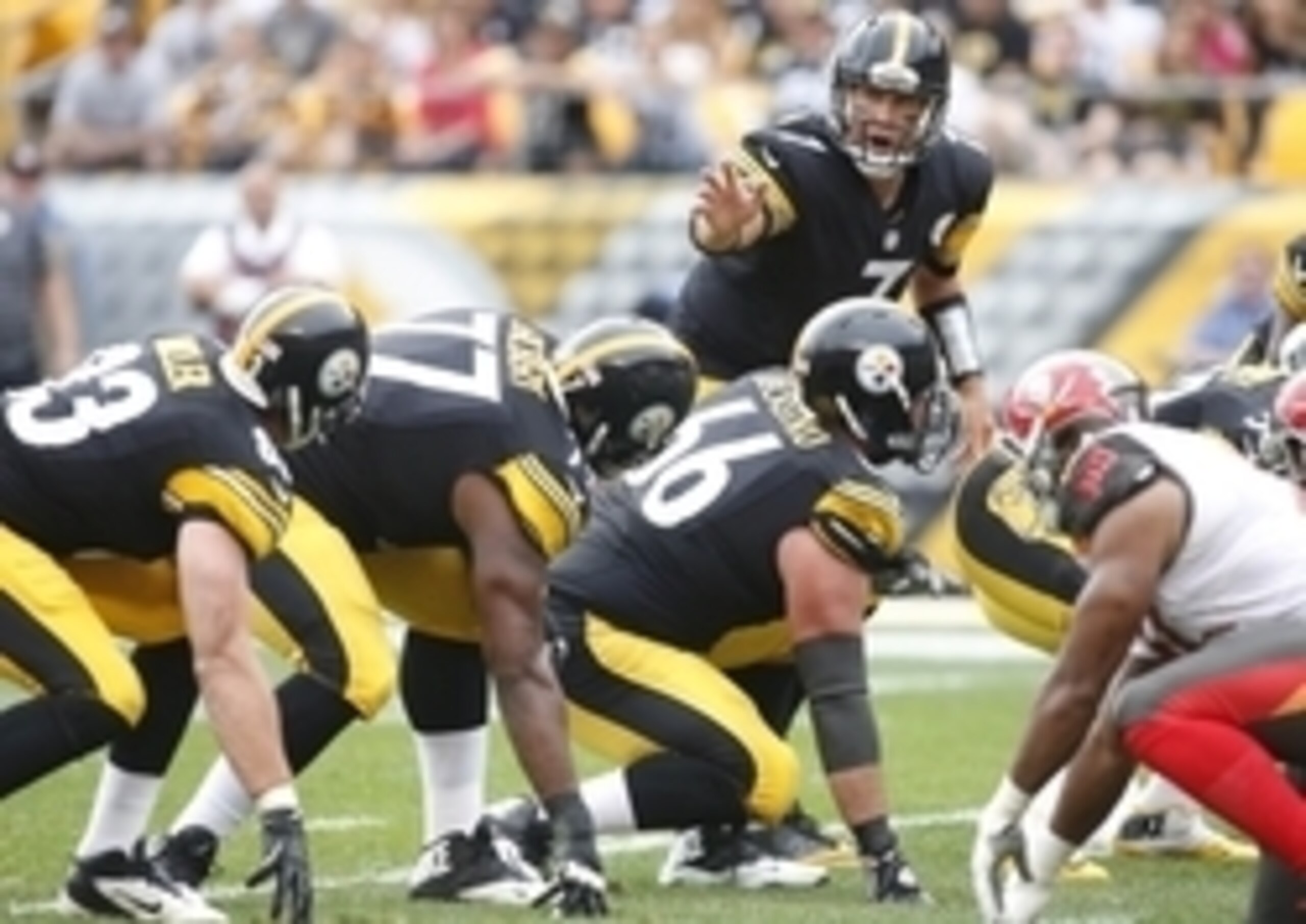 Roethlisberger often looks for Miller (first from left) in a pinch.